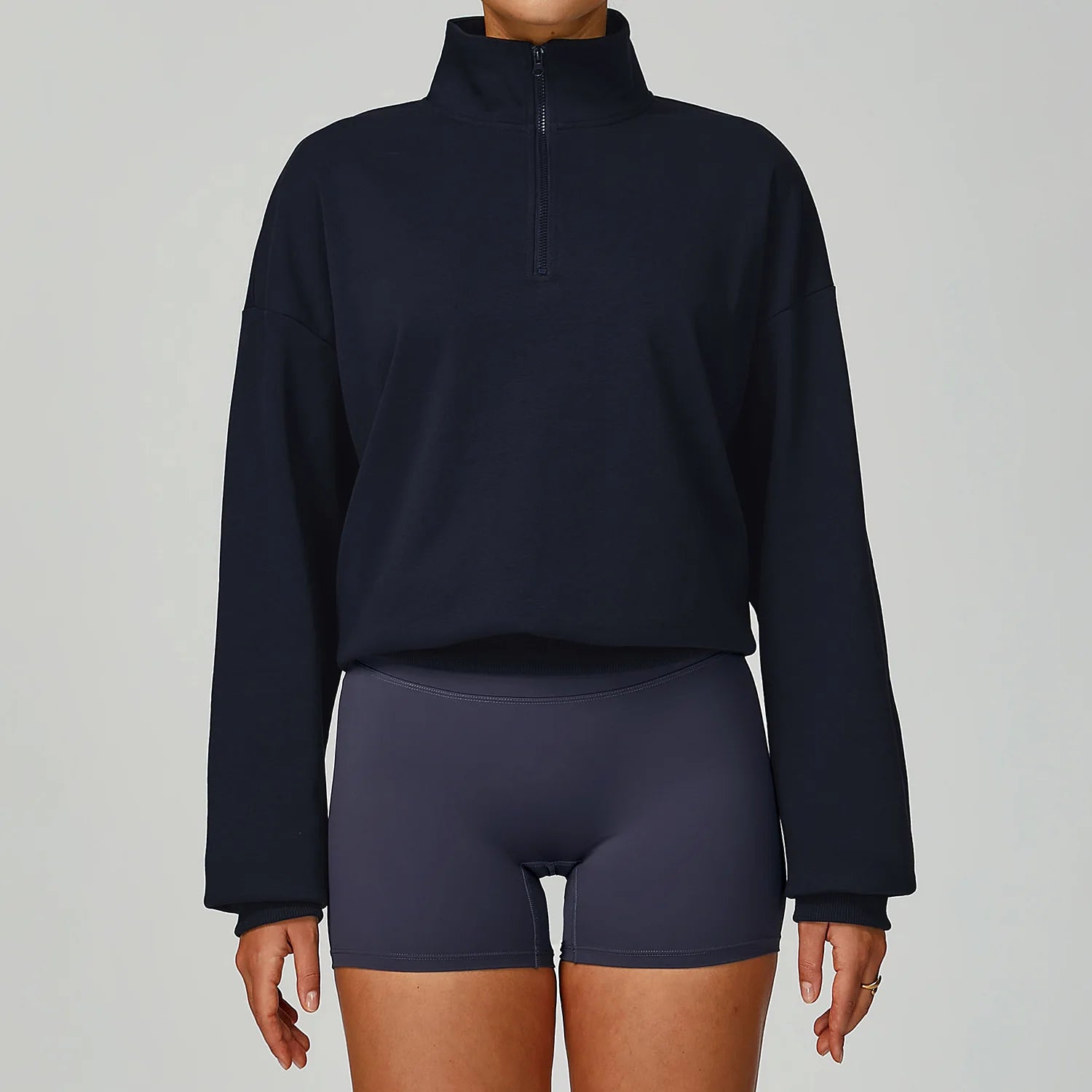 New Winter Zipper Hoodie Women's Long Sleeve Casual Loose Windproof Warm Versatile Hoodie Women's Running and Fitness Sportswear