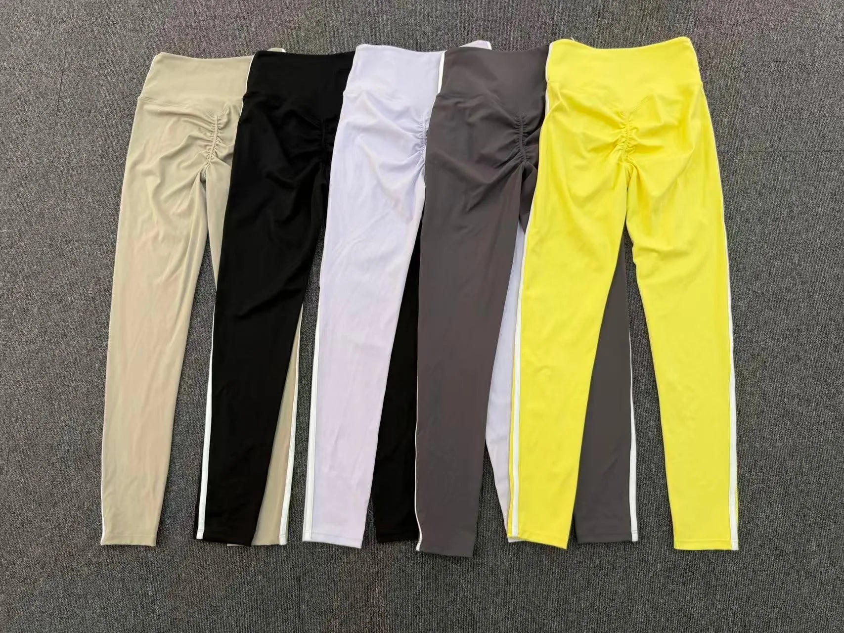 Women Yoga Leggings Hips Lifting Gym Legging Sport Pants High Waist Fitness Leggings Push Up Tight Workout Running Cycling Pants