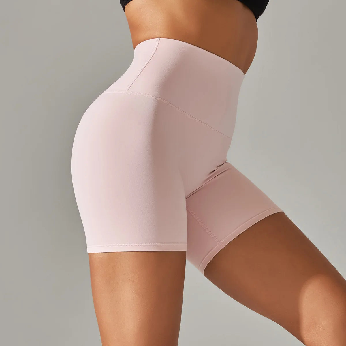 Seamless Yoga Shorts Women Fitness Shorts Running Cycling Shorts Breathable Sports Leggings High Waist Summer Workout Gym Shorts