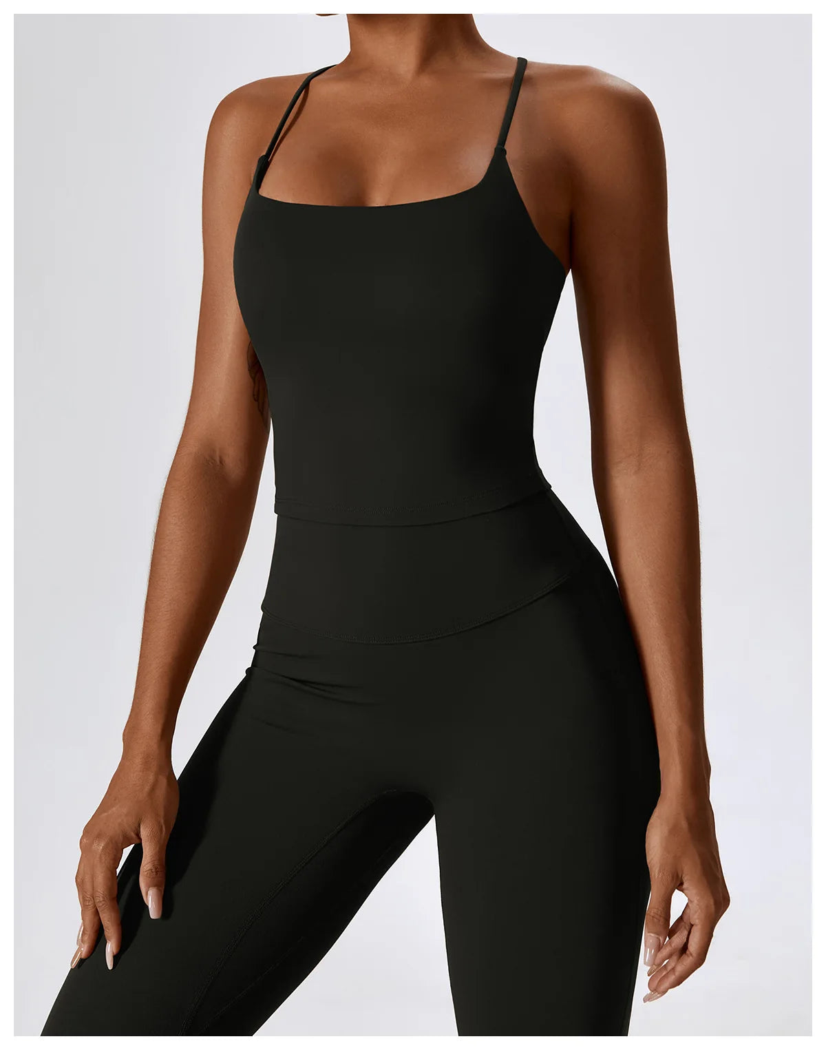 Women Tracksuit Gym Yoga Suit 2PCS Tight Fitting Sports Set Workout Breathable T Shirts Bra Tank Top Loose Bell-bottoms Leggings