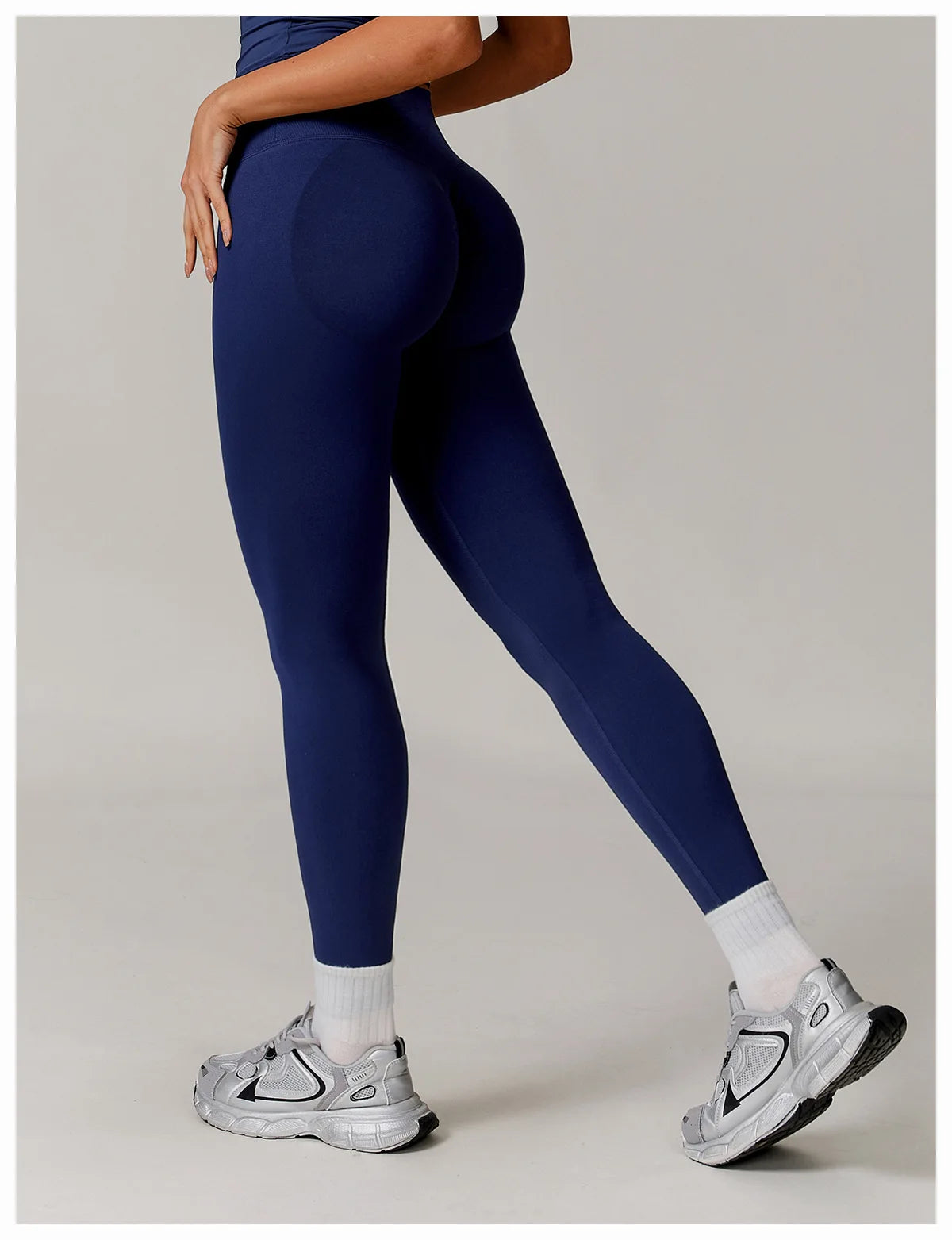 Seamless Yoga Leggings Women Fitness Leggings Running Cycling Pants Cross Waist Head Sports Legging High Waist Workout Gym Tight