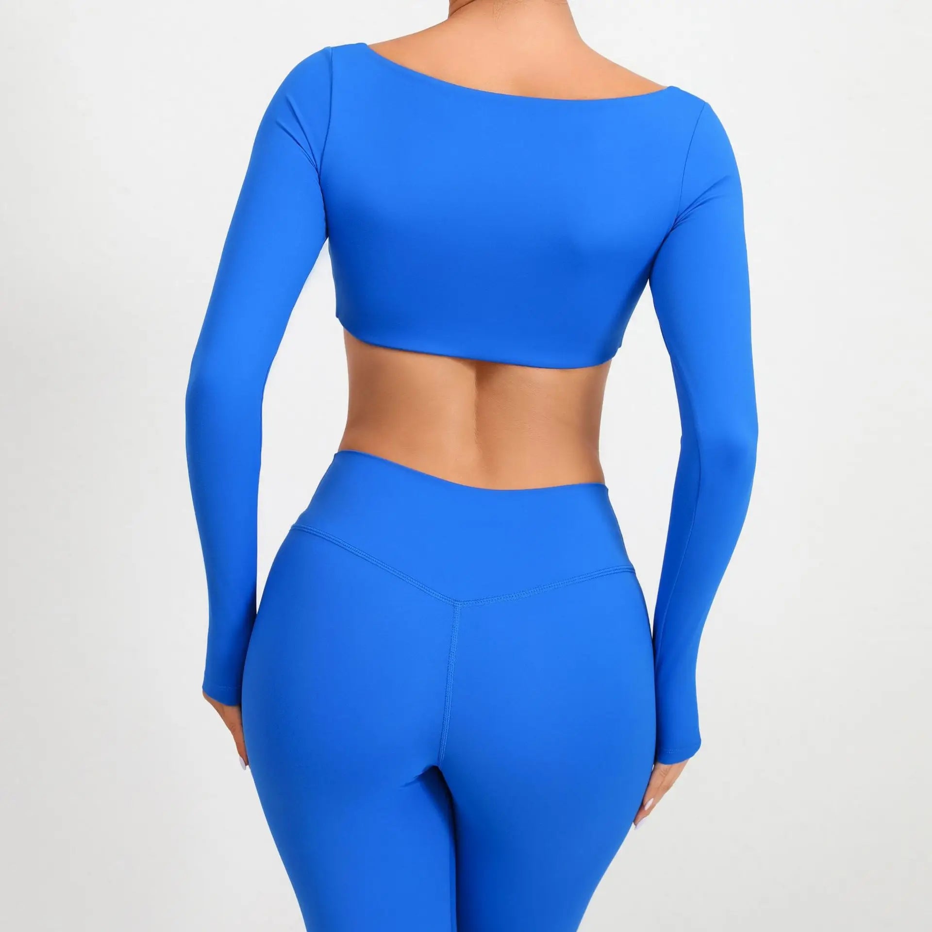 New Sport Shirt Women Clothes Sportswear Long Sleeve T-shirt for Fitness Yoga Wear Ladies Crop Top Gym Workout Top with Cups