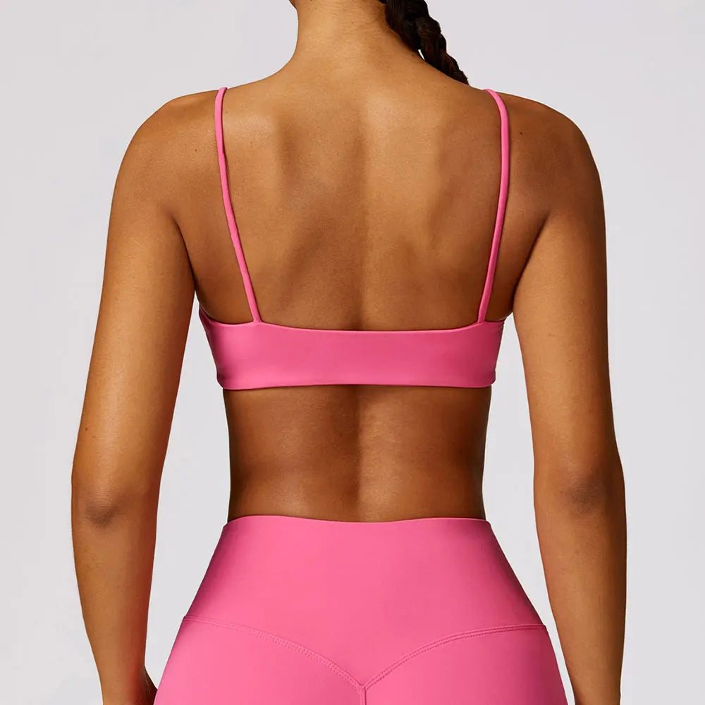 Breathable Top Sexy Fitness Top Women Yoga Bra Shockproof Crop Top Push up Sport Underwear Gym Workout Top Beauty Back bra