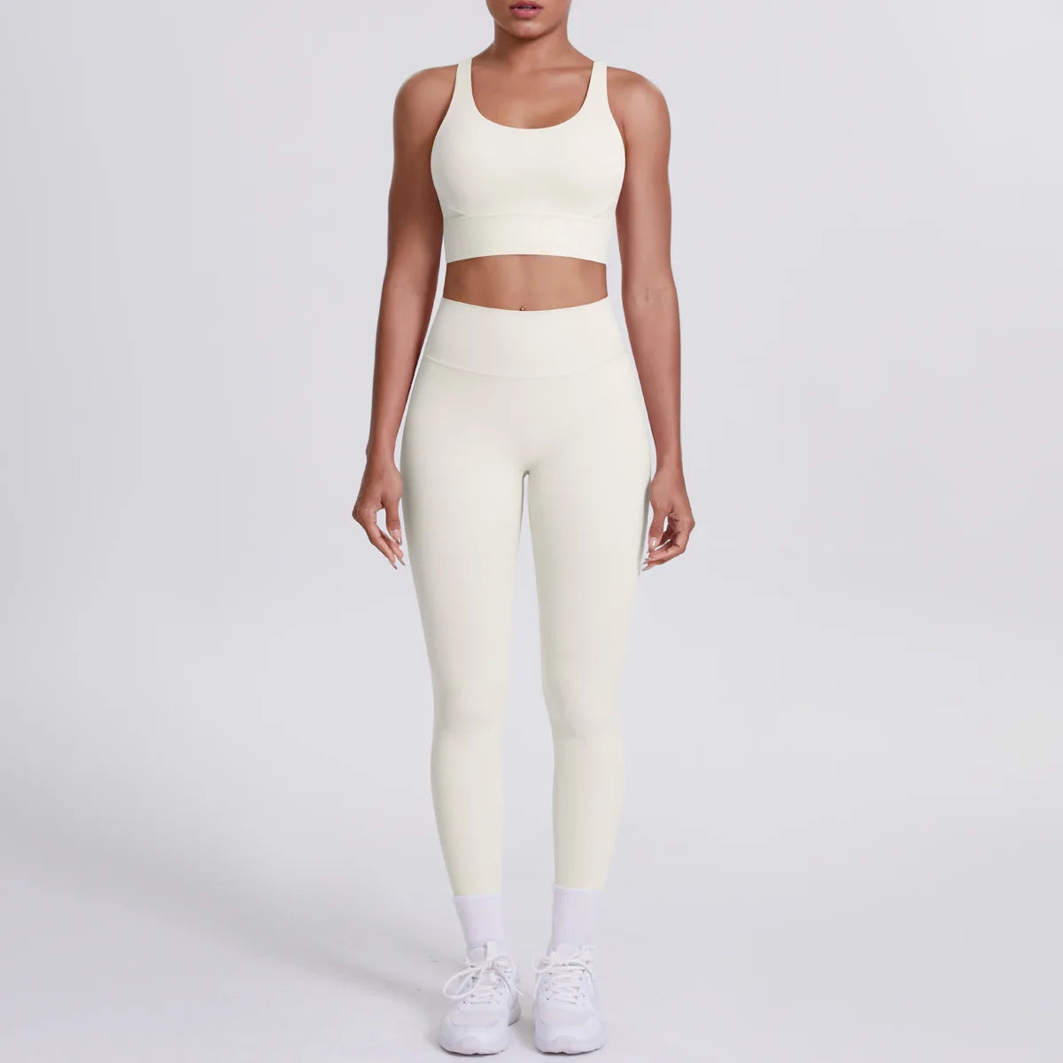 JJUREN Seamless Yoga Suit Women Tracksuit Sports Bra High Waist Leggings Yoga Outfit Gym Set Fitness Workout Clothes Sportswear