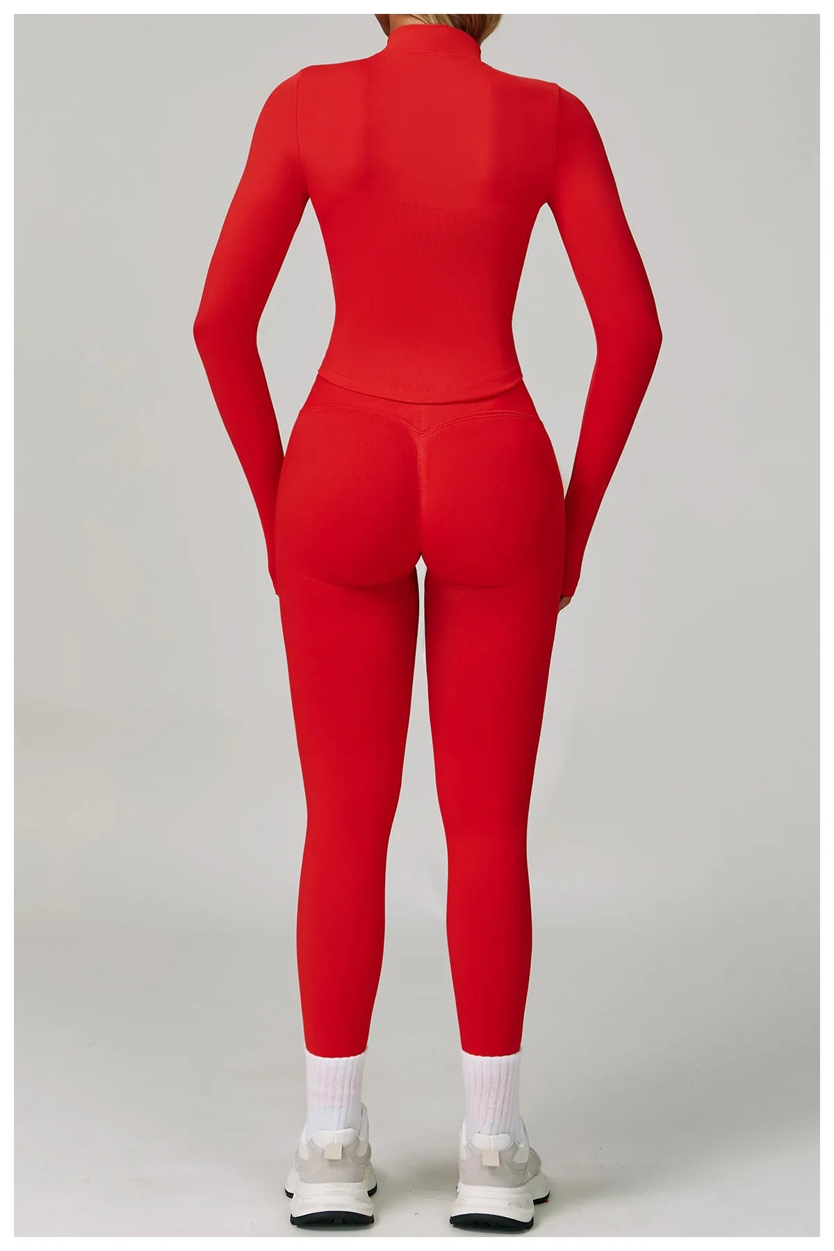2/3PCS Yoga Suit Sports Set Women Tracksuit Gym Set Seamless Running Workout Set Push Up Long Sleeve Sports Jacket Yoga Clothing