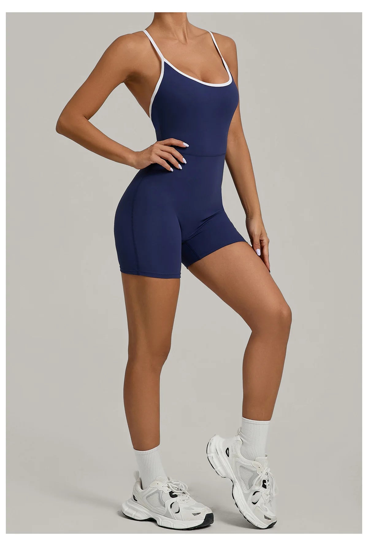 Summer Workout Jumpsuit Sports Overalls Women Rompers Gym Clothing Running Fitness Suits Gym Tracksuit Short Sportswear Yoga Set