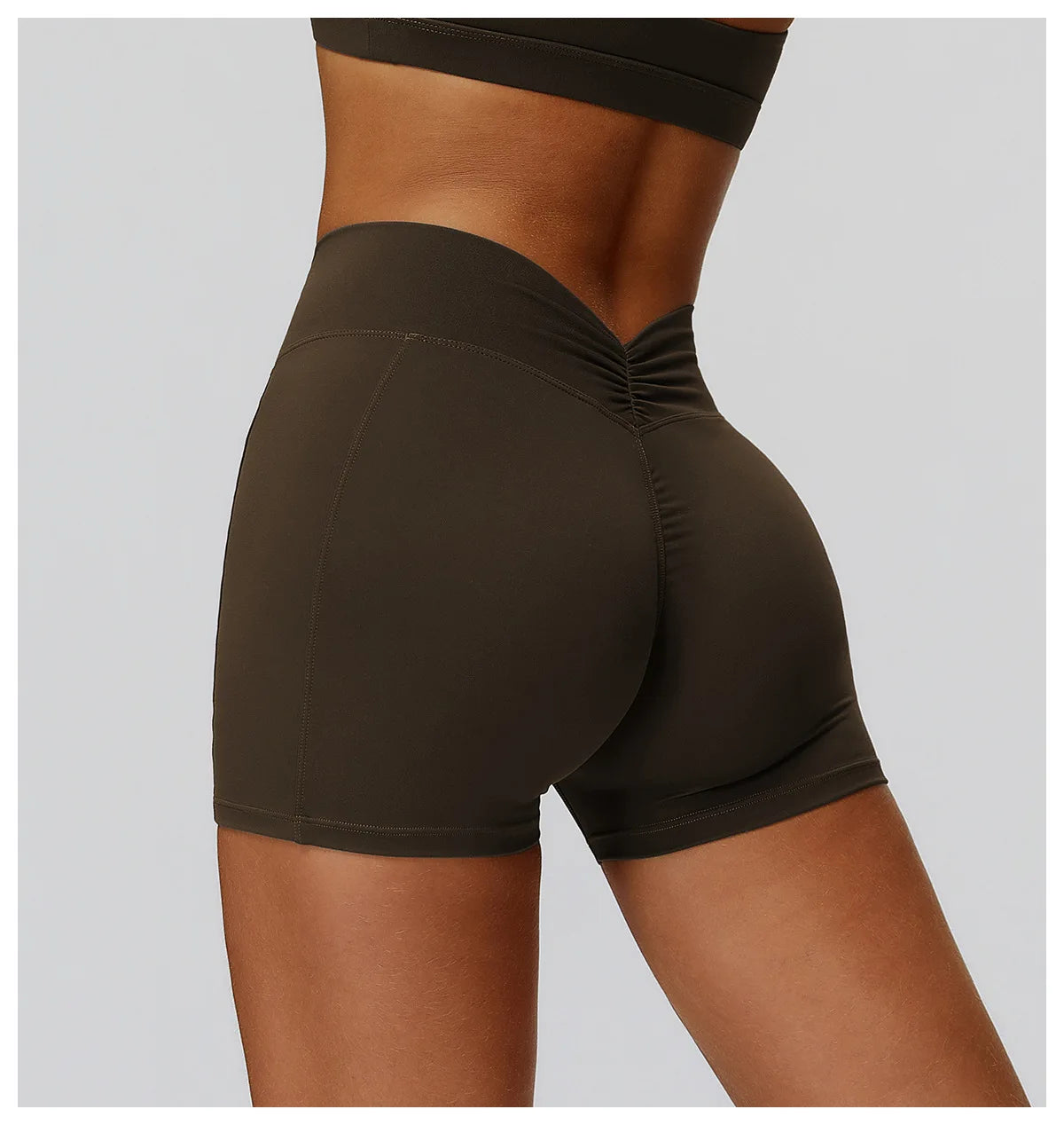 Shorts Women Seamless Yoga Shorts Scrunch Bum Gym Shorts Workout Low Waist Short Leggings Booty Stretch Running Impact Shorts