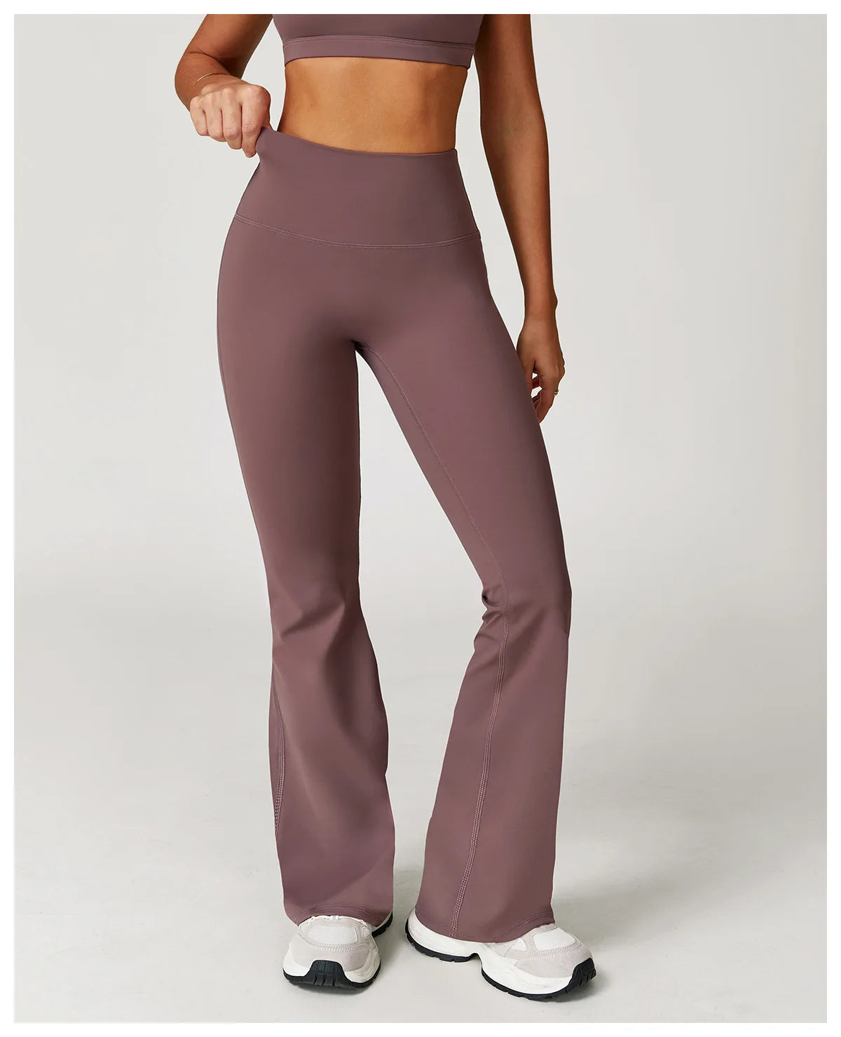 Impact Leggings Women Yoga Bell Bottoms Sports Yoga Pants Gym Clothes Fitness Workout Wear Tights Wide Leg Pants Flared Leggings