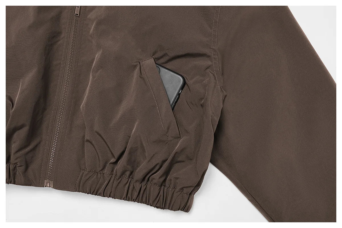 Winter Long Sleeved Loose Jacket Women's Zipper Yoga Long Sleeved Windproof Warm Sports Top Outdoor Hiking and Running Jacket