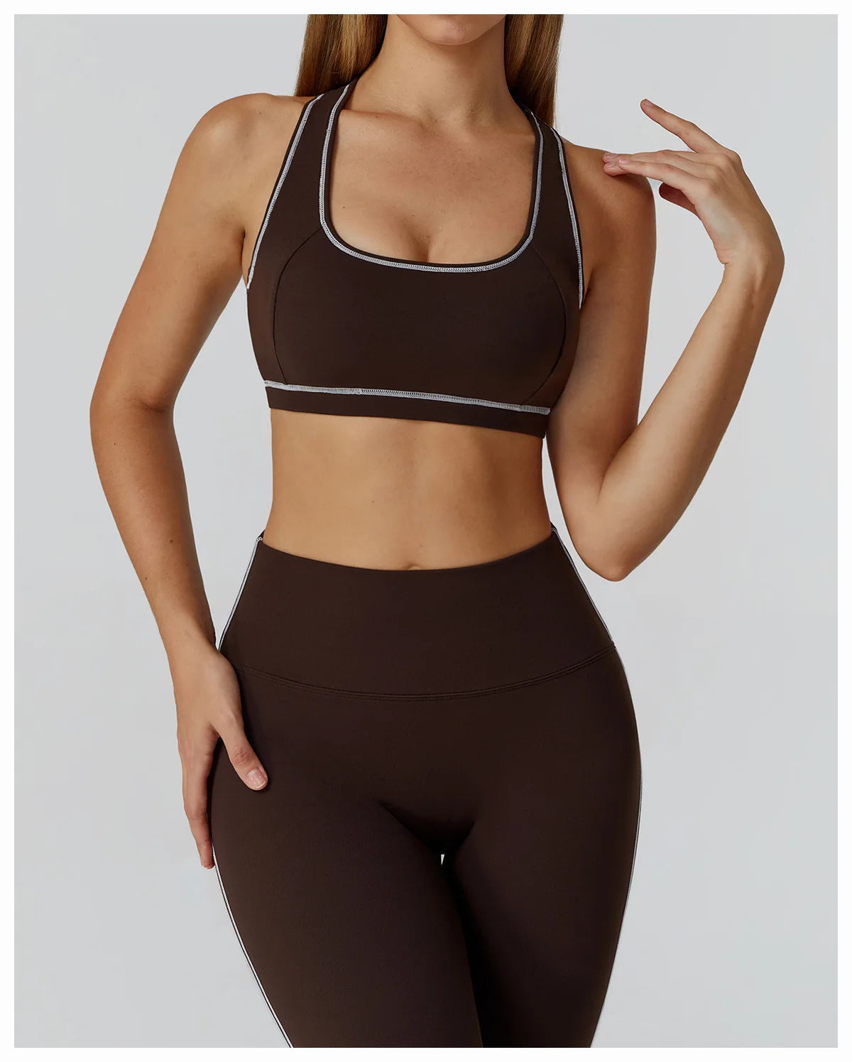 Fitness Top Women Breathable Sports Bra Anti-Sweat Yoga Bra Shockproof Crop Top Push Up High Strength Sport Bra Gym Workout Top