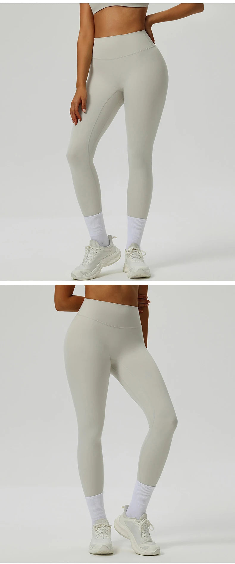 High Waist Solid Leggings Women Slim Tights Fitness Elastic Yoga Leggings Push Up Butt Knit Fashion Gym Push Up Workout Pants