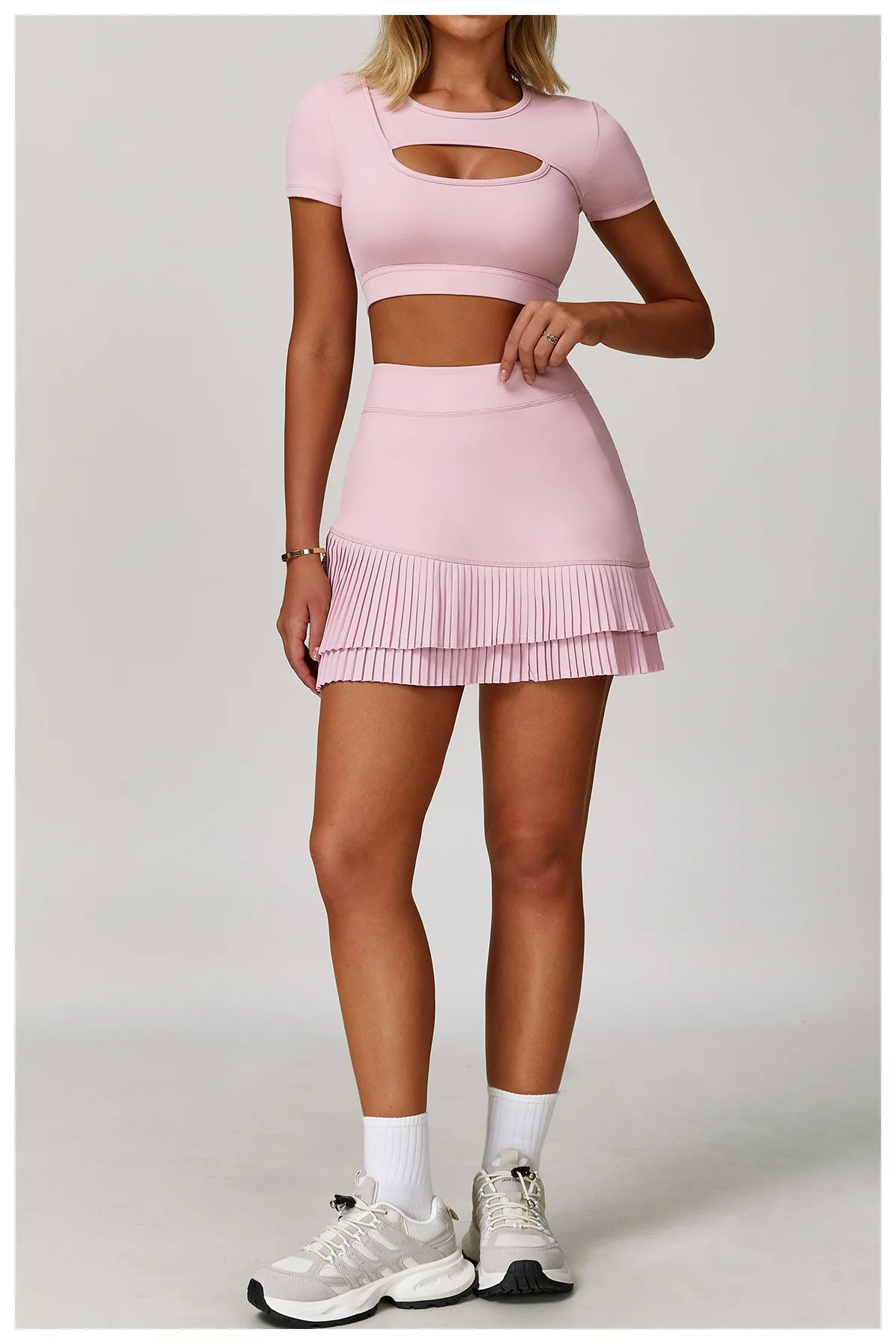 Women's Pleated Sports Skirts Dancing Golf Tennis Skirt for Women Gym Workout Push Up Fitness Shorts High Waist Running Skirts ﻿
