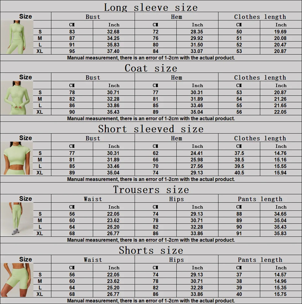 2 Pieces Yoga Suit Women Sports Set Ribbed Gym Set Women Tracksuit Running Workout Zipper Long Sleeve Sports Shirt Yoga Clothing