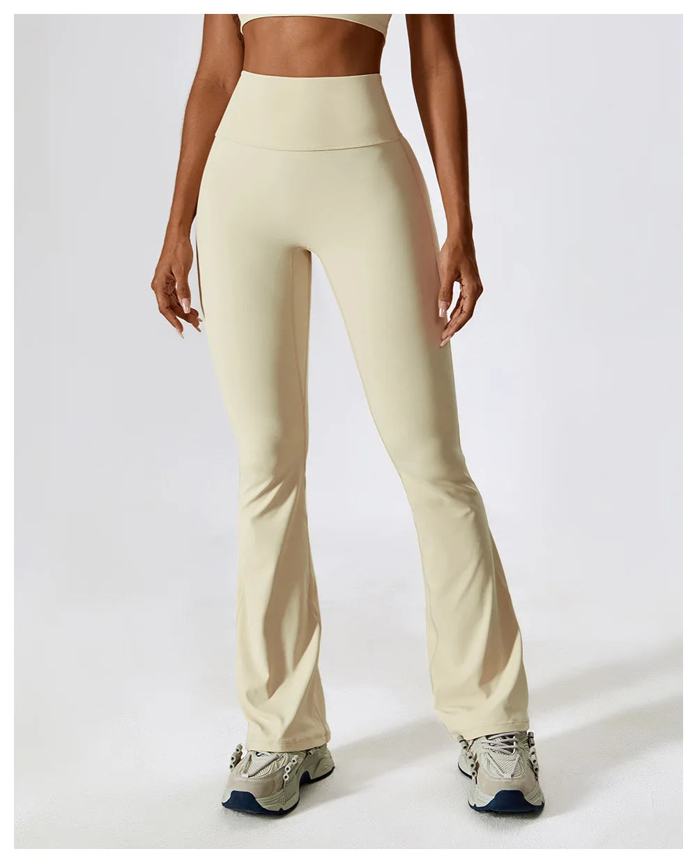 Flare Leggings Yoga Pants Women High Waist Wide Leg Pant Women Gym Workout Fitness Sports Tight Flared Pant Latin Dance Trousers