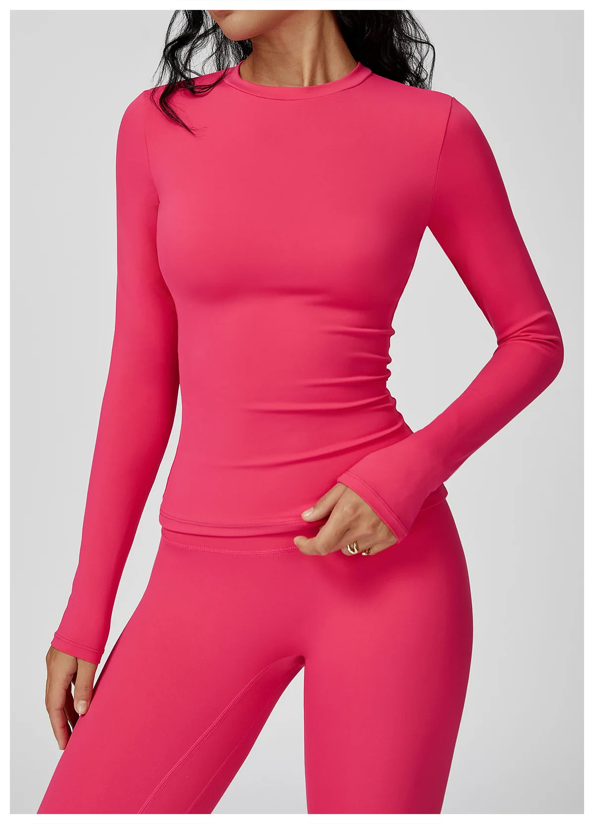 Yoga Shirts For Women Long Sleeve Fitness Running Push Up Gym Shirts Female Workout Breathable High Elastic Sports Top