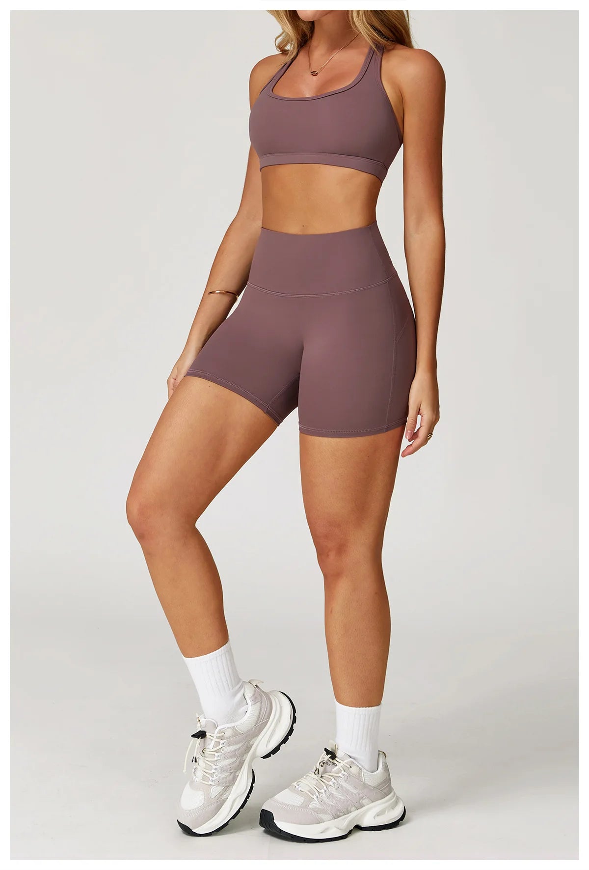 Yoga Set 2 Pieces Women Clothes Workout Outfits Fitness Sportswear Gym Tracksuit High Waist Leggings Sports Bra Athletic Wear