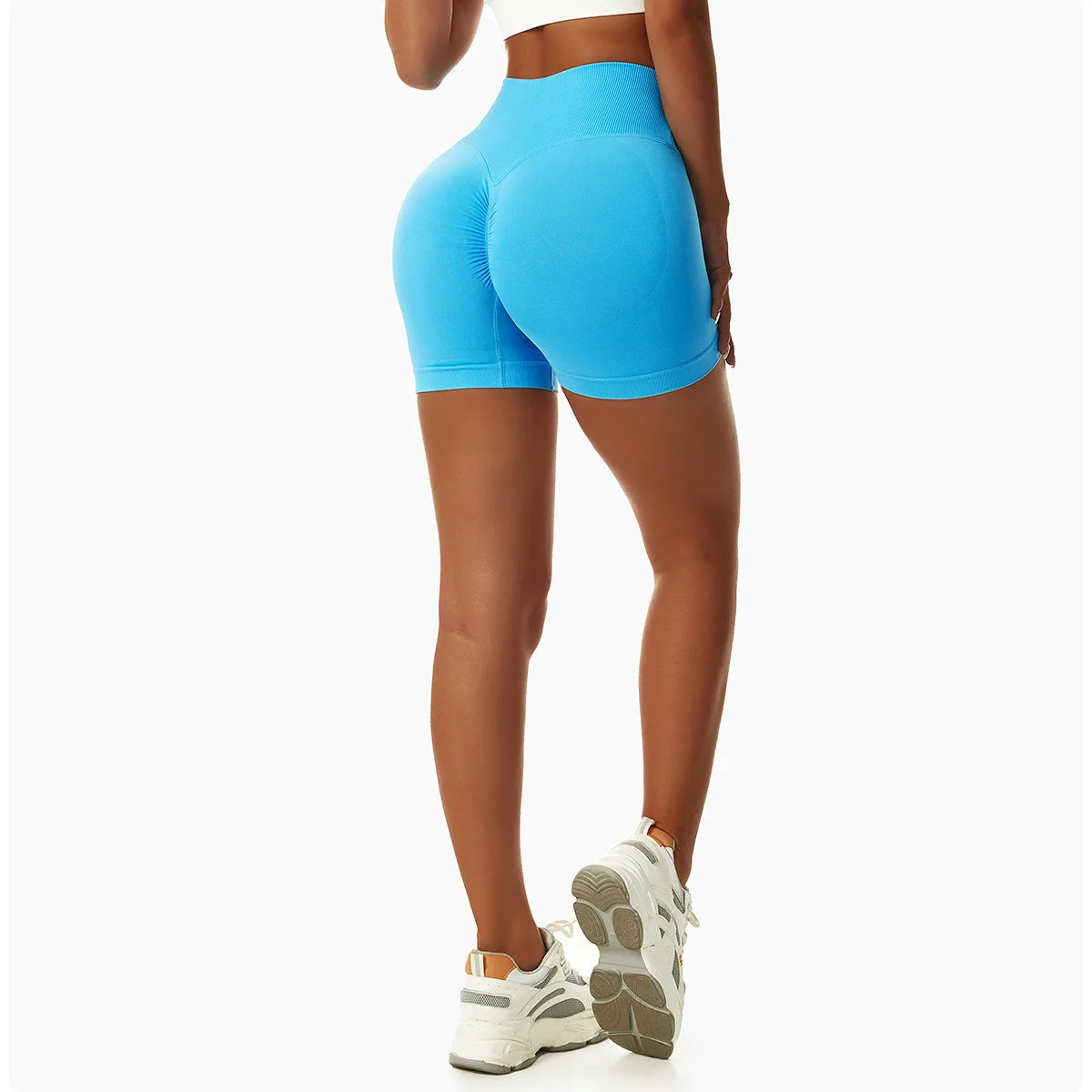 Summer Seamless Yoga Shorts High Waist Elasticity Sports Leggings Women Breathable Cycling Shorts Buttock Lift Gym Shorts Women