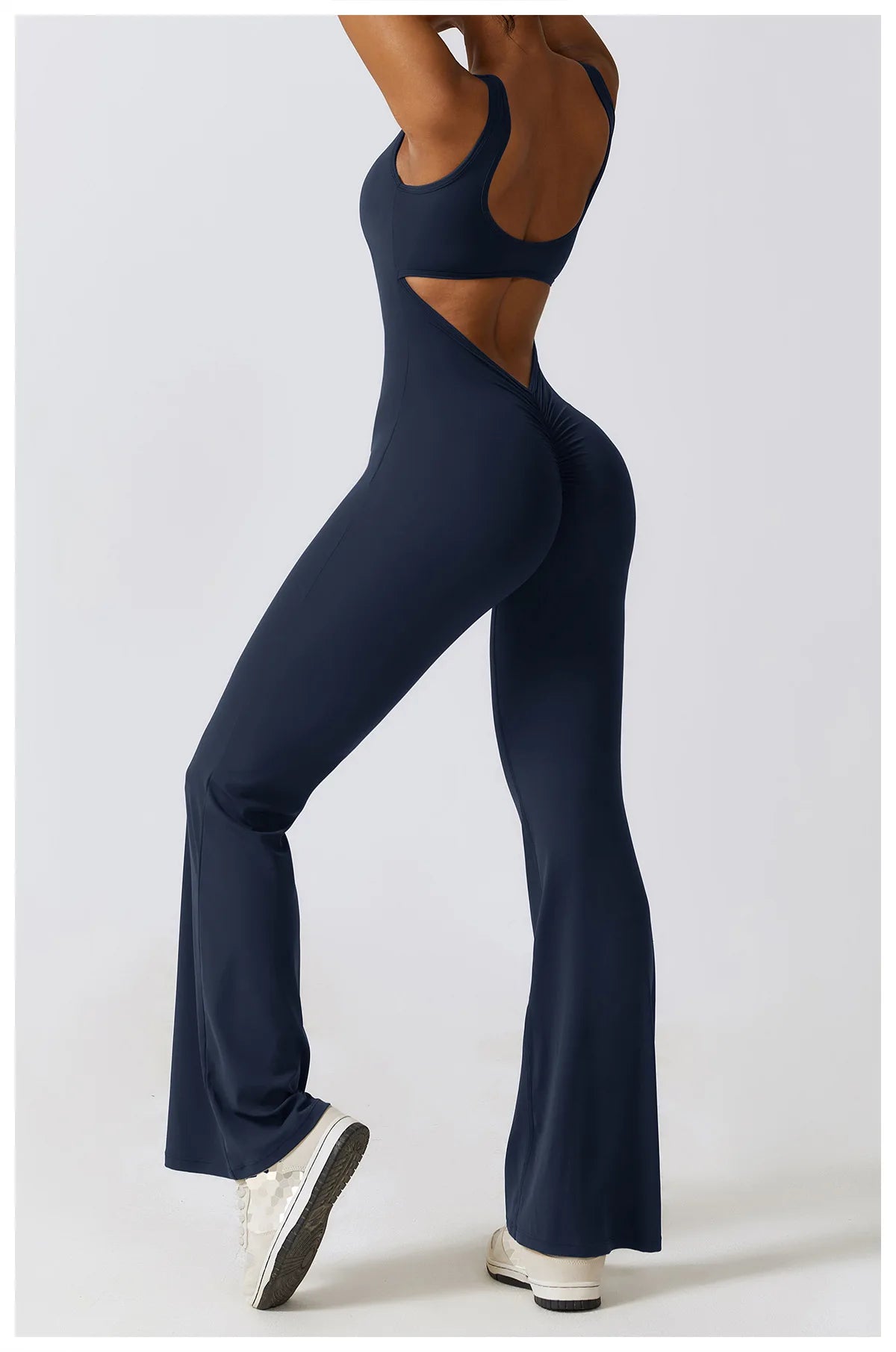 Gym Jumpsuit Women's Fitness Suit Yoga Sets Sports Overalls Woman Tracksuit Yoga Clothing Workout Sportswear Sexy Back V Rompers