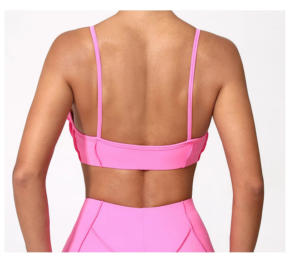 Sports Bra Anti-Sweat Fitness Top Women Yoga Bra Shockproof Crop Top Push Up High Strength Sport Bra Breathable Gym Workout Top