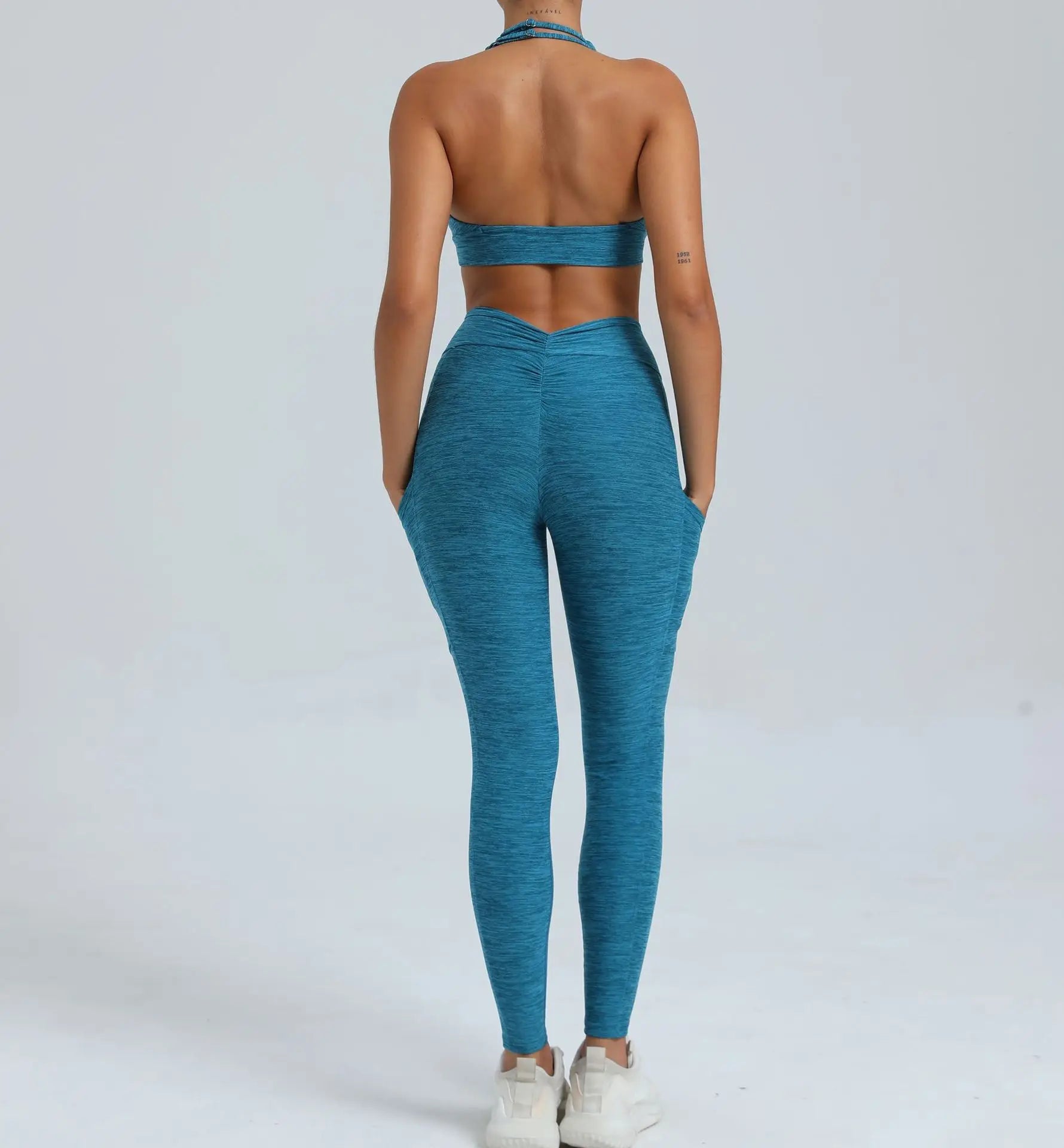 Fitness Suit Women Tracksuit Yoga Set Sportswear Workout Clothes Sports Bra High Waist Leggings Gym Clothing Sports Suits