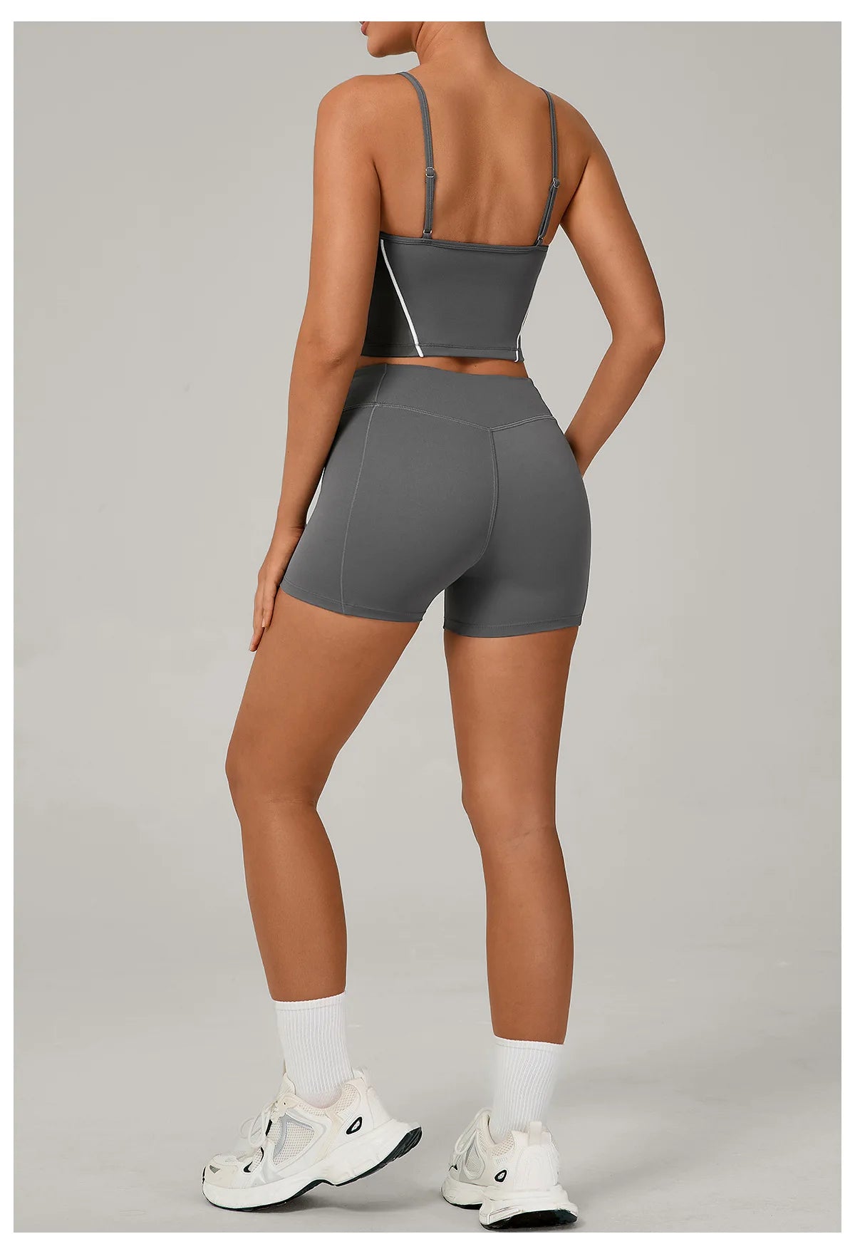2 Pieces Yoga Sport Set Women Tracksuit Sports Bra Shorts Yoga Set Comfort Elastic Sportsuit Workout Outfit Fitness Gym Clothes