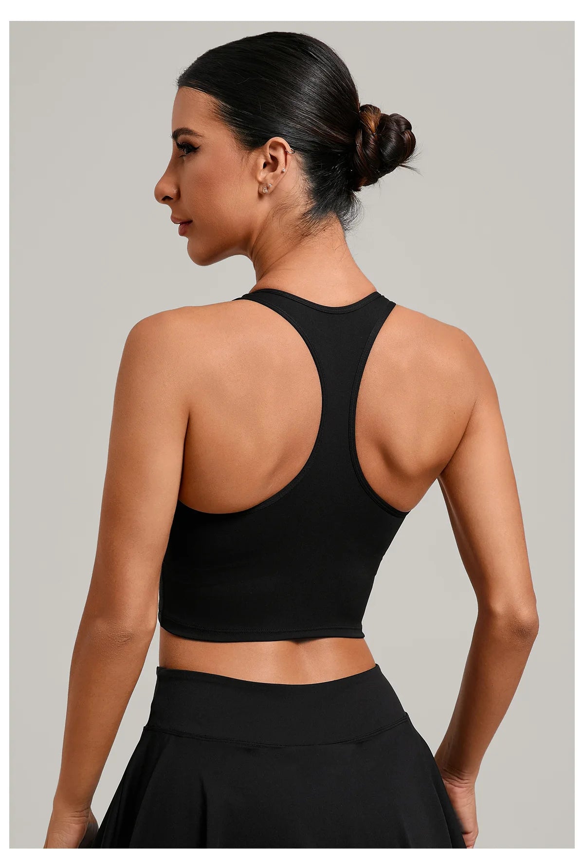 Sexy Sports Bra Anti-Sweat Fitness Top Women High Strength Yoga Bra Shockproof Crop Top Push Up Sport Underwear Gym Workout Top