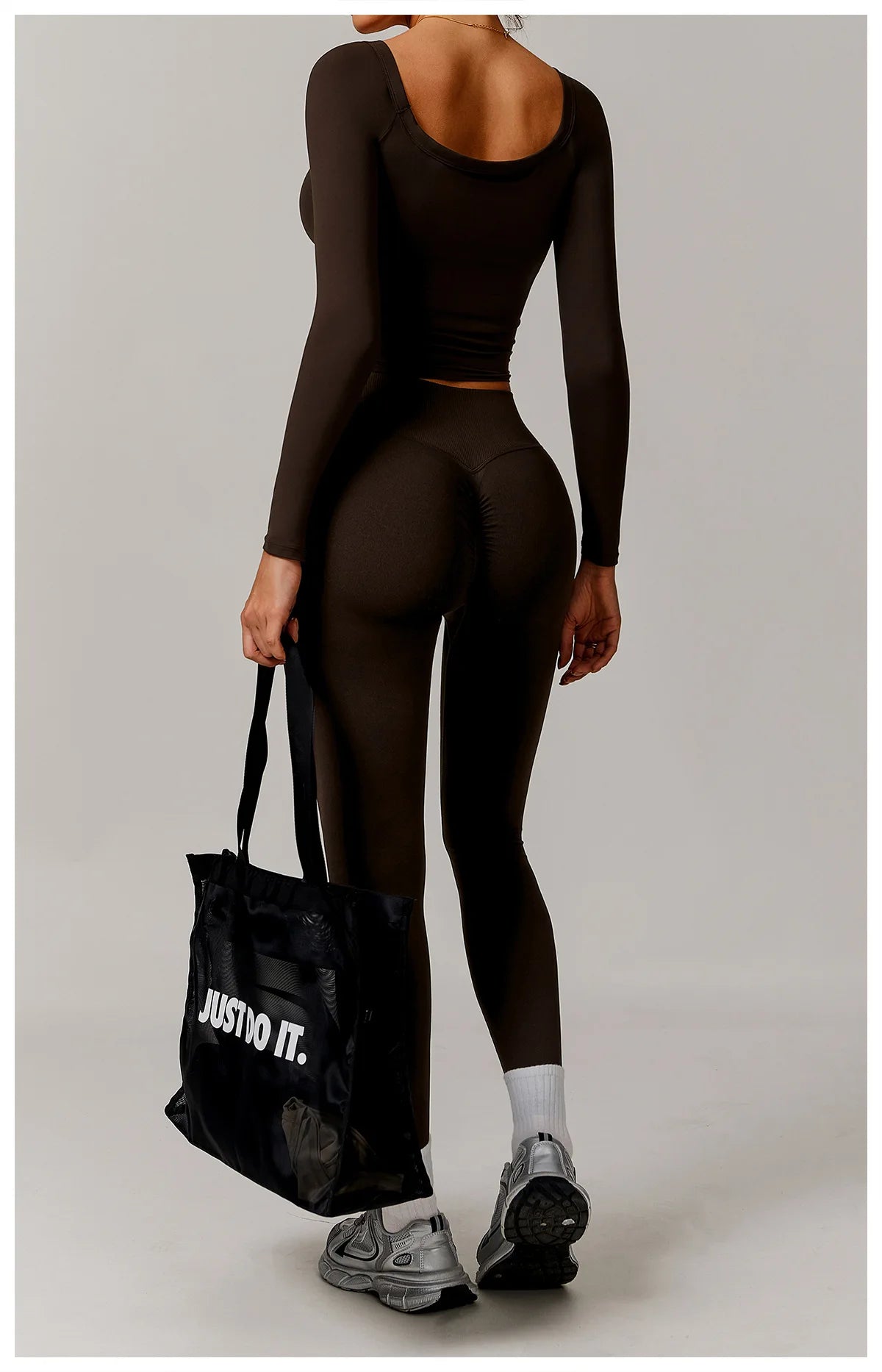 2 Pieces Yoga Suit Sports Set Women Athletic Wear Gym Set Women Tracksuit Running Workout Long Sleeve Sports Shirt Yoga Clothing