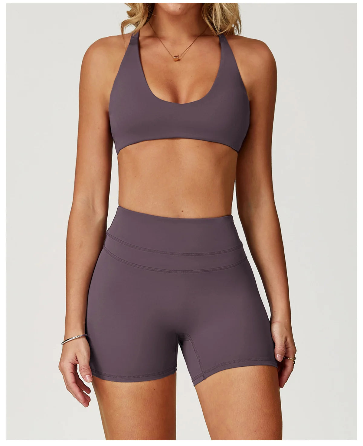 Sexy Backless Gym Sport Bra Sports Bra Anti-sweat Breathable Yoga Bra Shockproof Crop Top Fitness Top Push Up Workout Top Women