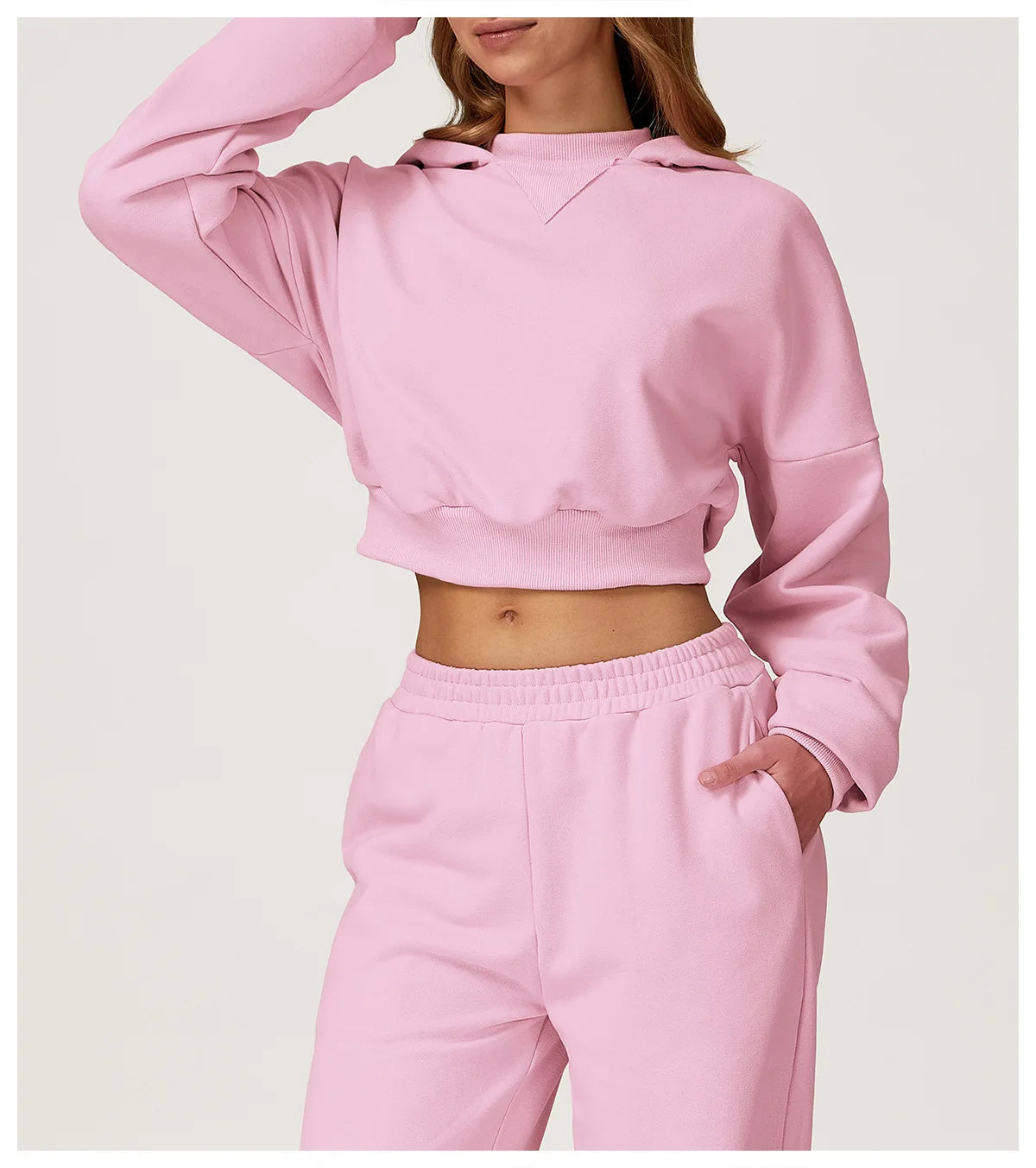 Long Sleeved Hooded Sweatshirt Winter Casual Loose Jacket Women's Long Sleeved Outdoor Running and Fitness Sportswear