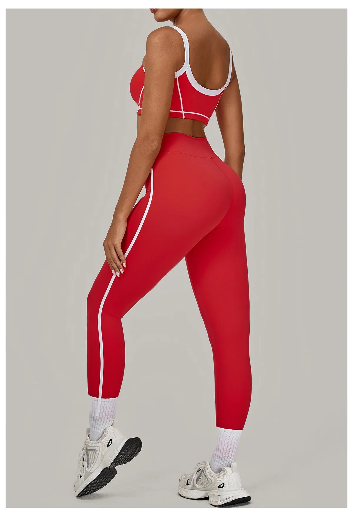 2PCS Yoga Suit Women Tracksuit Sports Bra High Waist Leggings Sports Outfit Gym Set Fitness Workout Clothes Running Sportswear