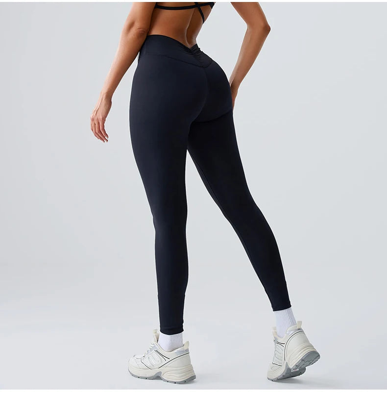 Women Yoga Leggings Fitness Leggings Running Cycling Pants Breathable Sports Leggings High Waist Leggings Workout Gym Clothing