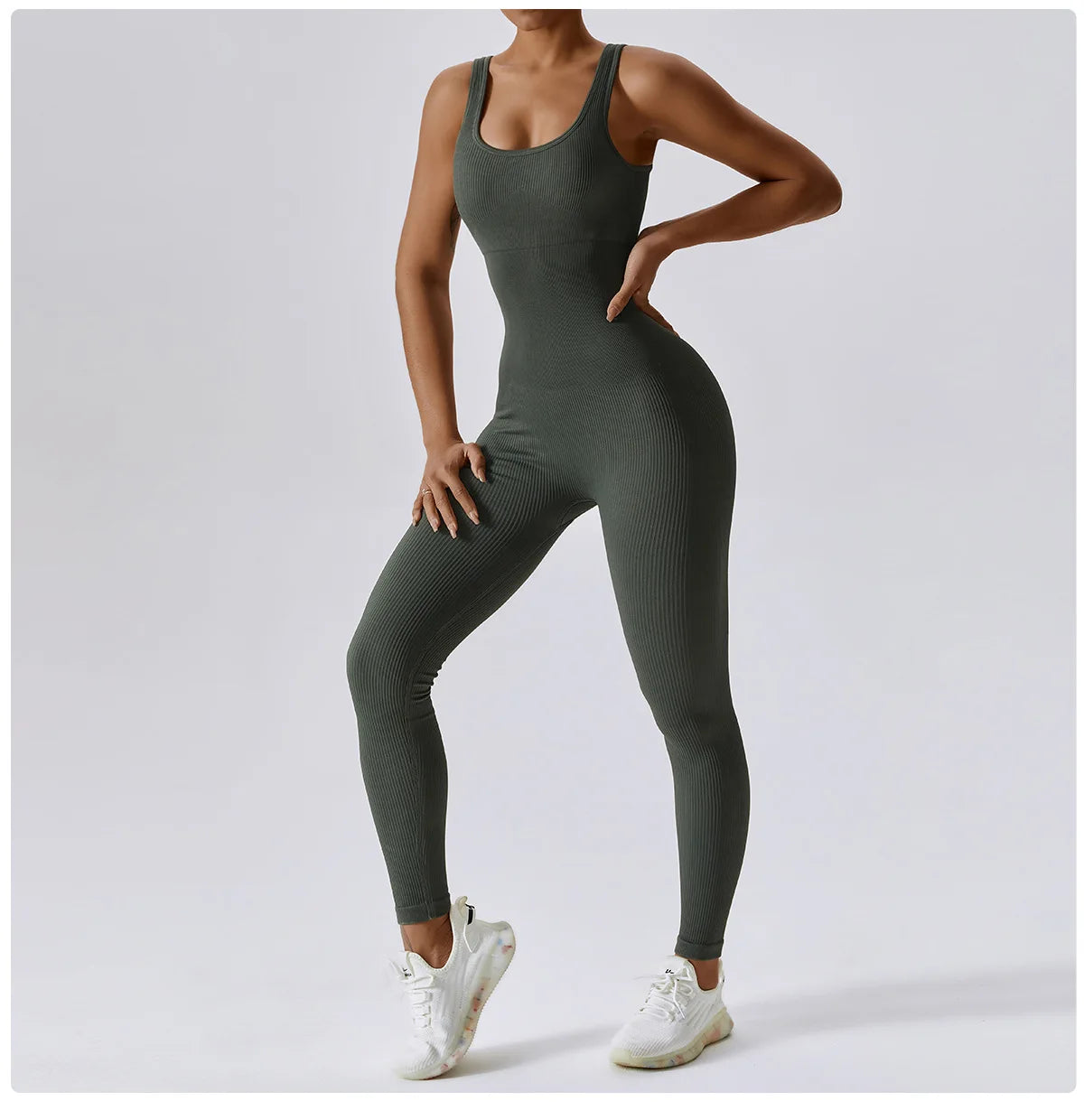 Women's Tracksuit Seamless Yoga Set Yoga Jumpsuits One Piece Workout Rompers Sportswear Gym Set Workout Clothes Women Bodysuit