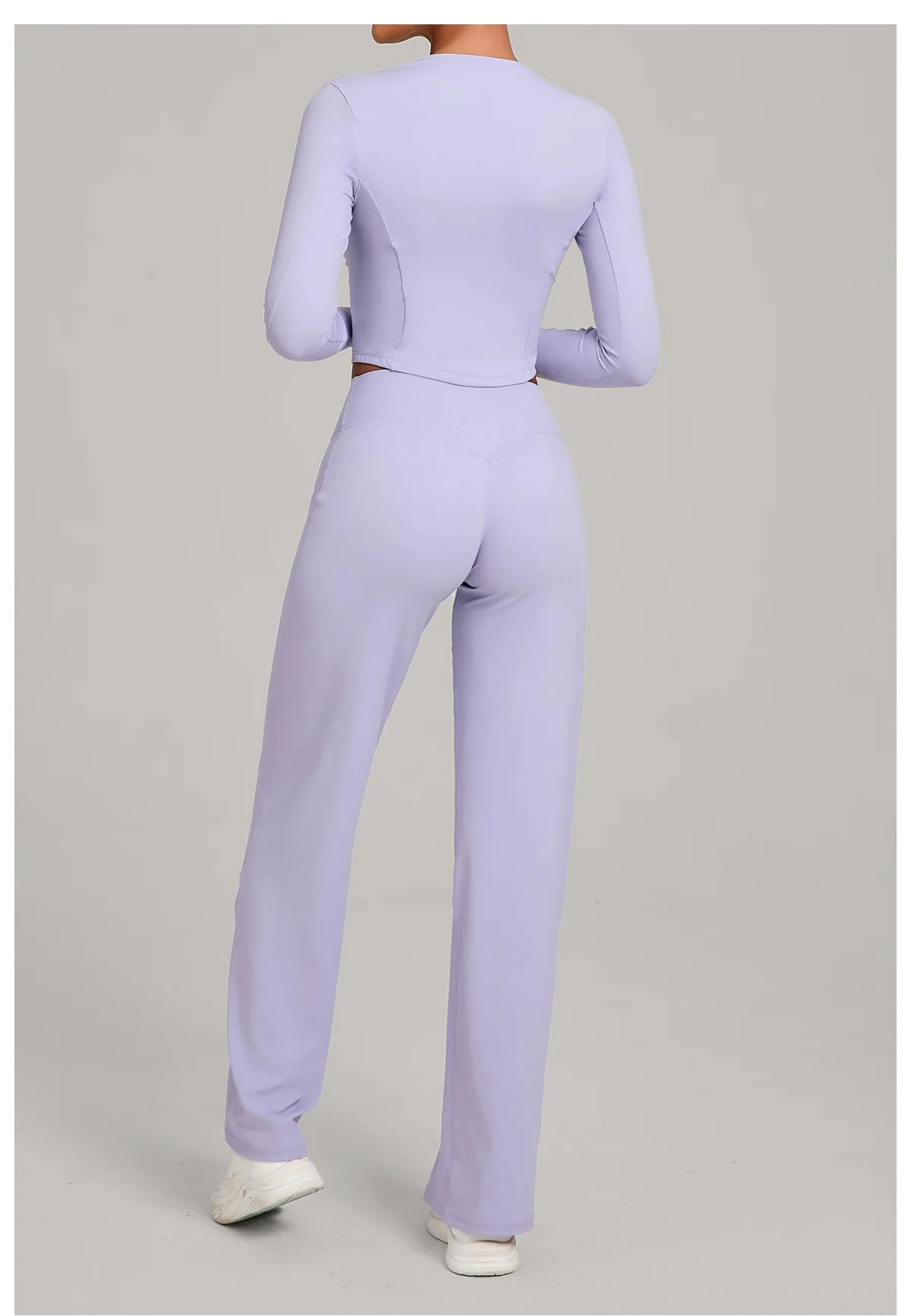 Gym Outfits 2PCS Yoga Suit Sports Set Women Sportswear Quick-Drying Women Tracksuit Running Workout Long Sleeve Yoga Clothing