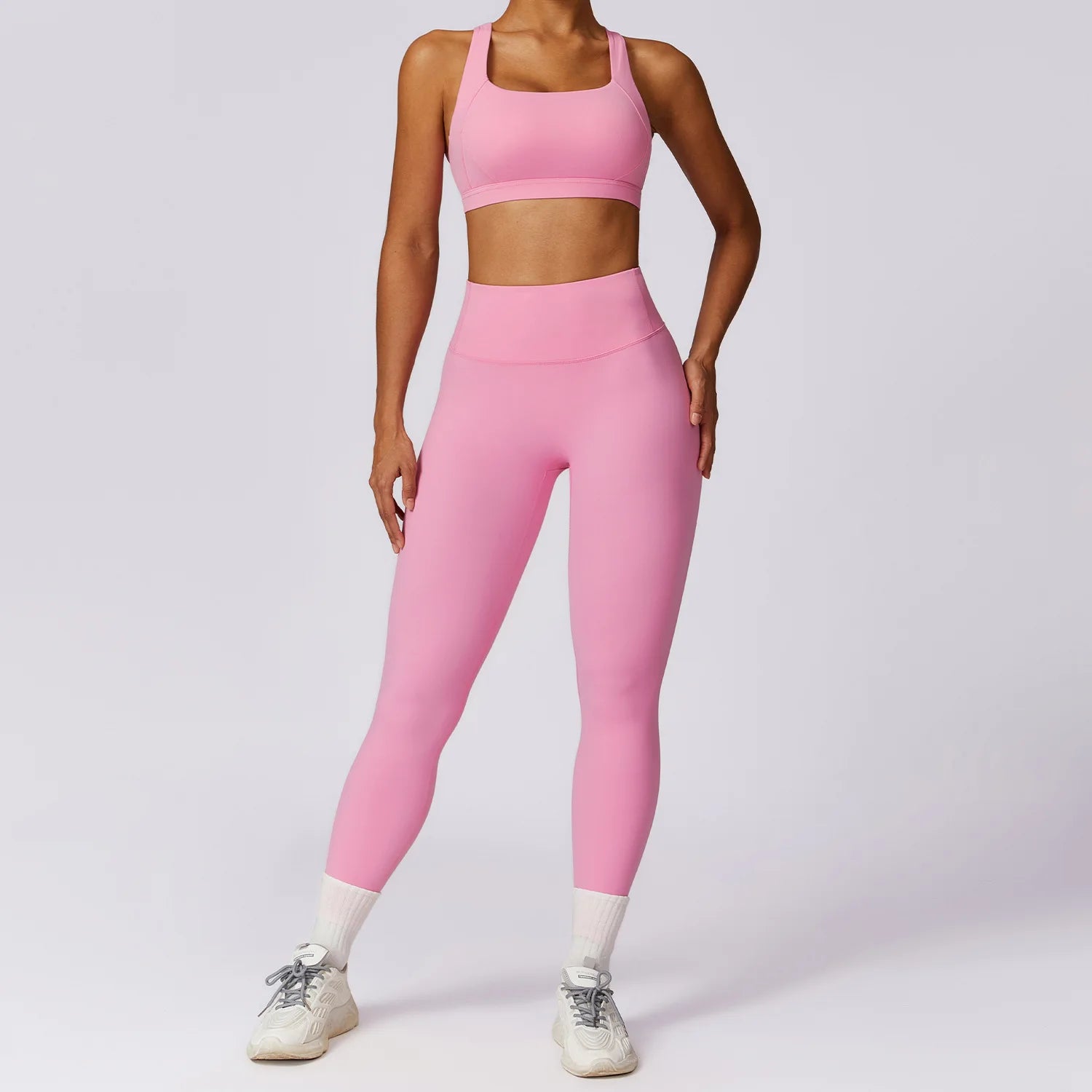 2/3PCS Yoga Set Gym Clothes Sportswear Yoga Suits For Women Tracksuit Fitness Set Tracksuits Sports Bra Gym Leggings Yoga Top