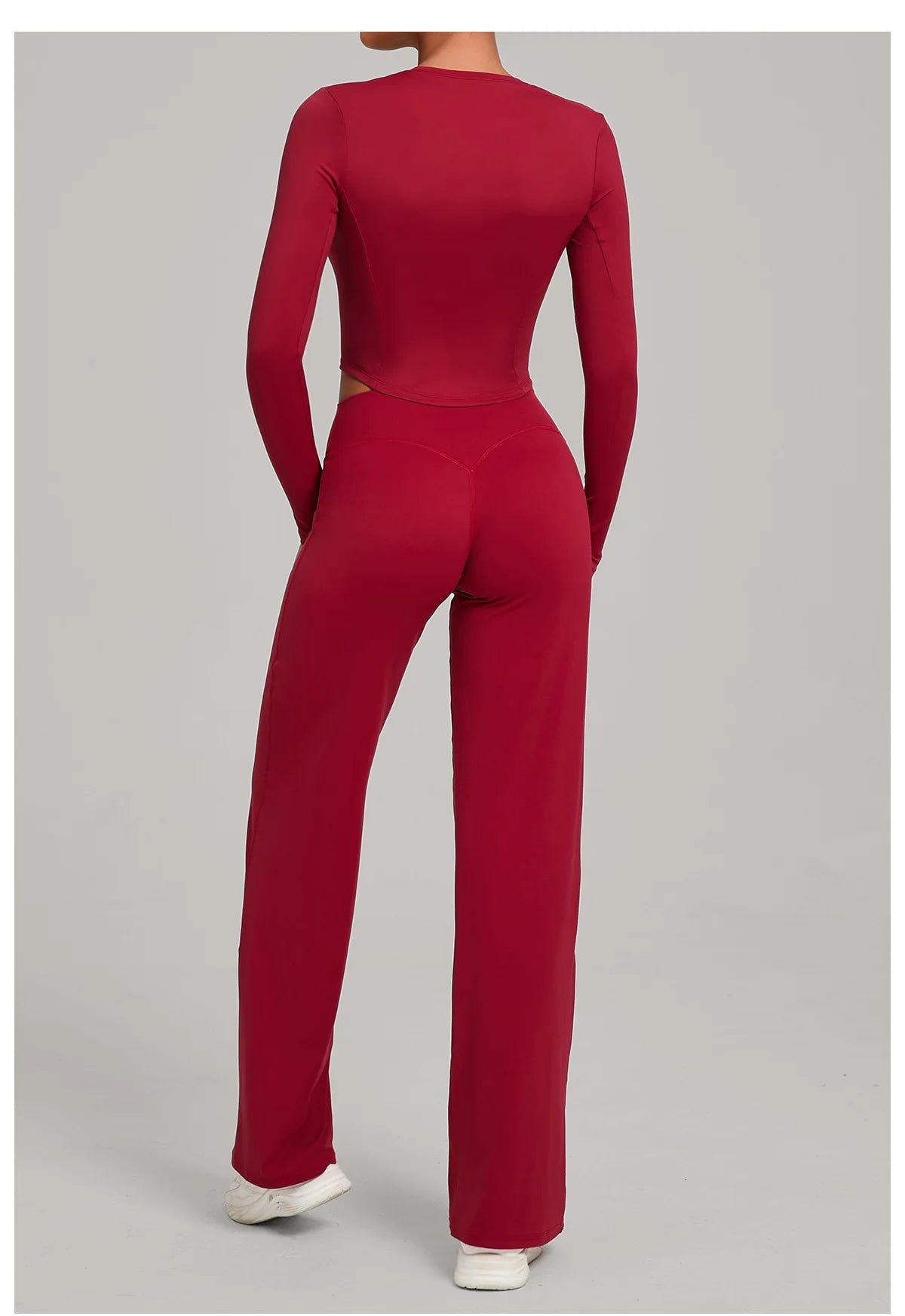 Gym Outfits 2PCS Yoga Suit Sports Set Women Sportswear Quick-Drying Women Tracksuit Running Workout Long Sleeve Yoga Clothing