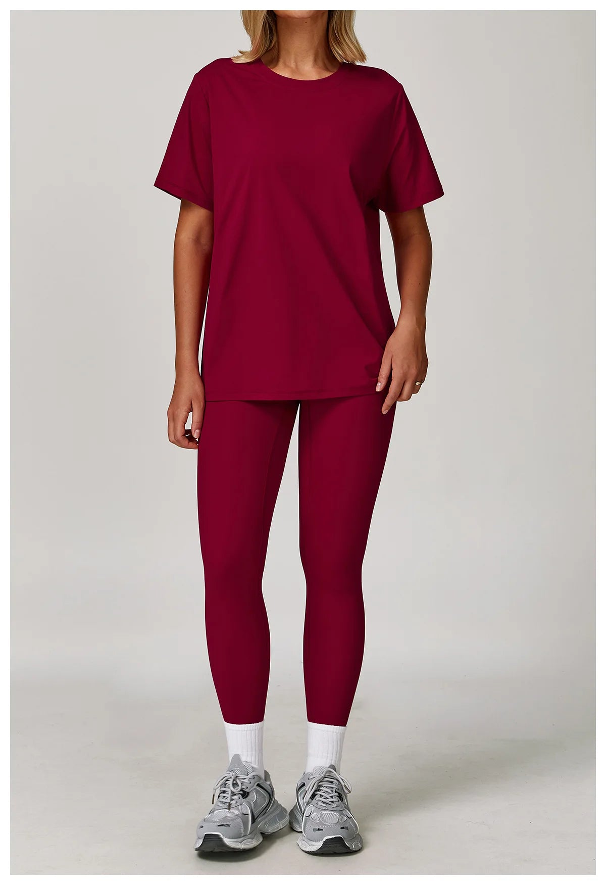 Loose Yoga Shirts Women Top Quick Dry Running Top Tights Push Up Workout Gym Clothes Female Short Sleeve Fitness Sports T-Shirts