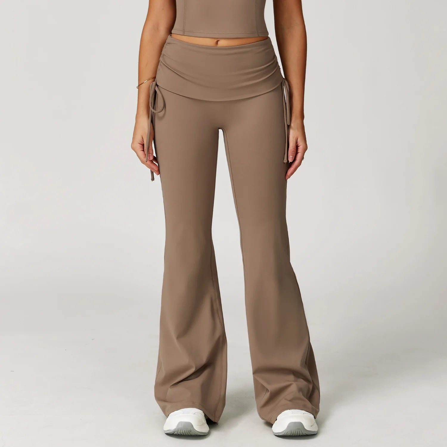 Yoga Bell-bottoms Gym Leggings Women Wide Leg Pants High Waist Booty Lifting Leggings Pants Women Sports Clothing Fitness Wear