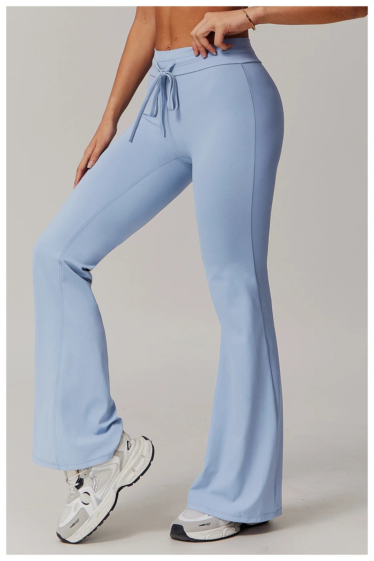 Yoga Pants Sport Leggings Women Bell-bottoms High Waist Wide Leg Pants Push Up Woman Tights Fitness Workout Legging Gym Clothing