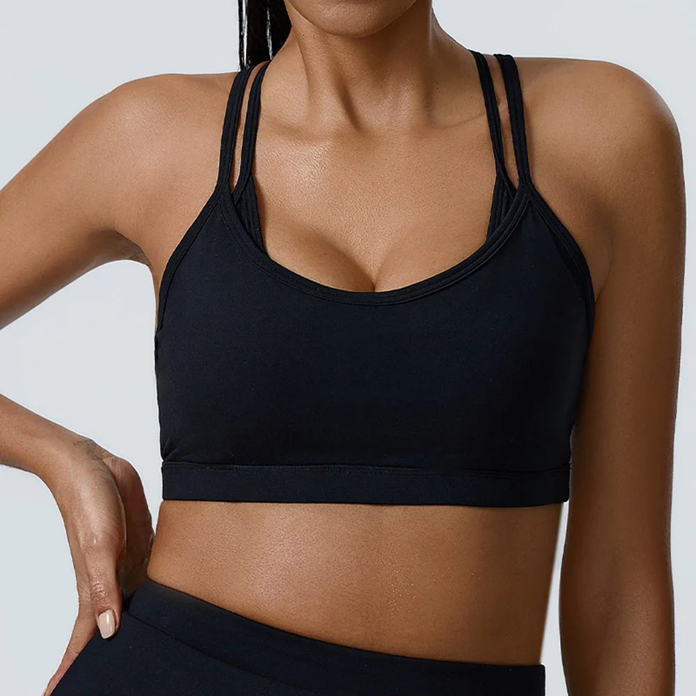 Women Fitness Underwear Yoga Bras Beautiful Back Sports Bras Top Women Bra Sexy Breathable For Women Gym High Strength Bra