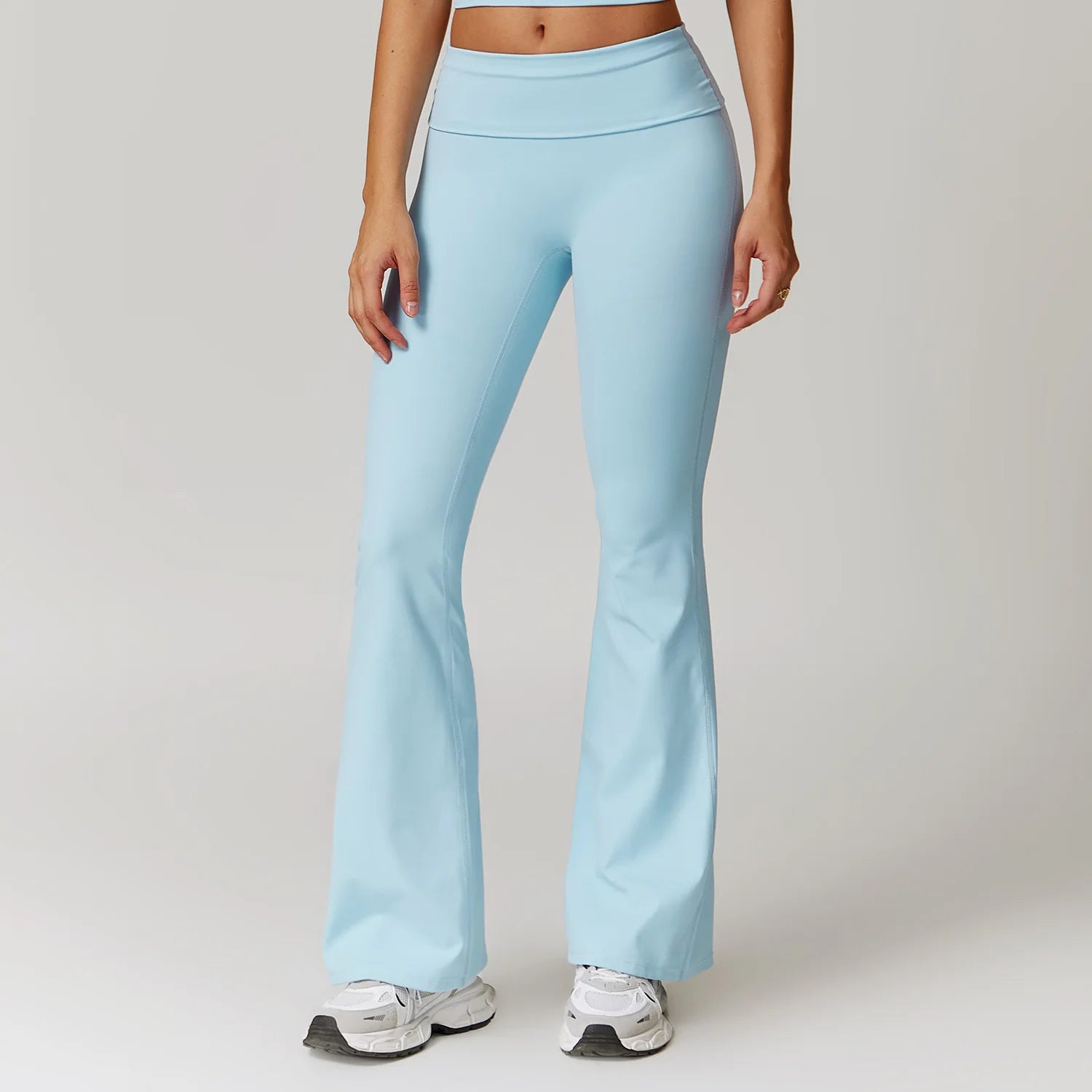Yoga Pants Gym Leggings Women Bell-bottoms High Waist Push Up Sport Tights Running Cycling Fitness Workout Leggings Gym Clothing