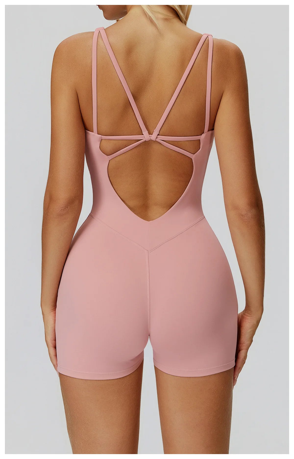 Jumpsuit Women's Short Tracksuit Yoga Set One-Piece Sportswear Push Up Gym Workout Clothes Fitness Stretch Bodysuit Yoga Suit