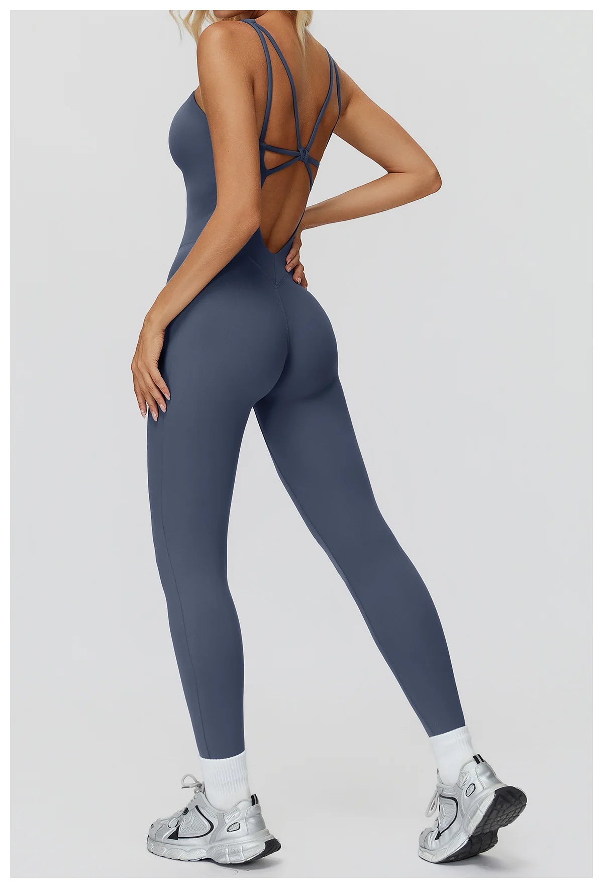 Women's Tracksuit Yoga Set Jumpsuits One Piece Fitness Rompers Sleeveless Sportswear Gym Set Push Up Bodysuits Workout Clothes