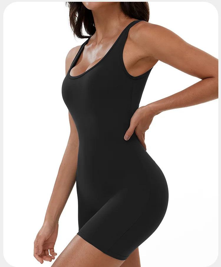 Yoga Jumpsuits Women Tracksuit Set Fitness Rompers Sexy One Piece Sports Bra Workout Bodysuit Sexy Back V Sportswear Gym Clothes