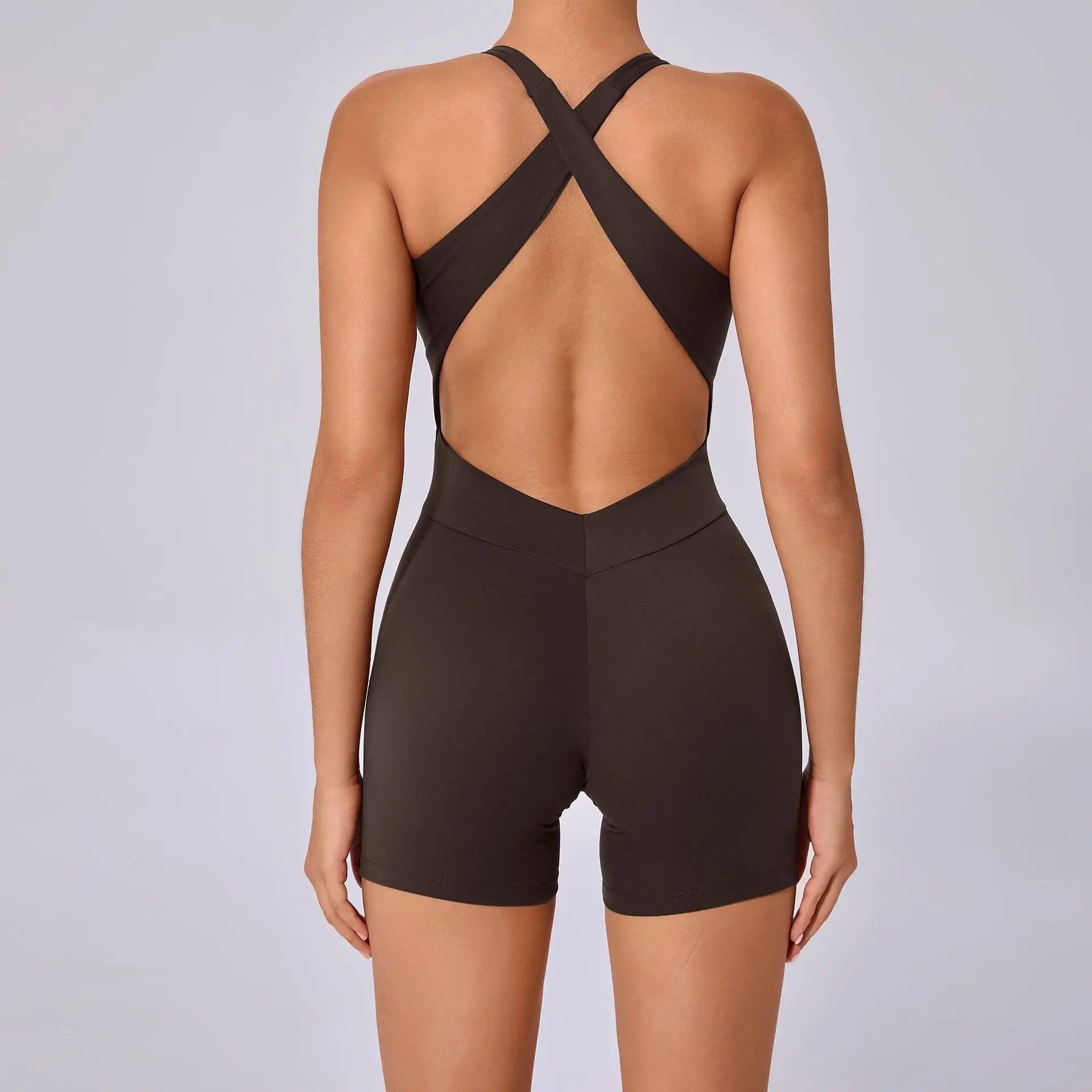 Yoga Bodysuit Women's Jumpsuits Yoga Set Gym Clothes Fitness Suit Push-up Workout Tracksuit Dance Fitness Bodysuit Athletic Wear