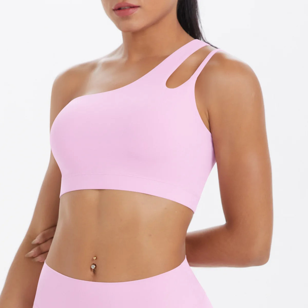 Sports Bra Women Push Up Fitness Bras One Shoulder Underwear Shockproof Yoga Bra Workout Bra Yoga Running Bra Sexy Vest