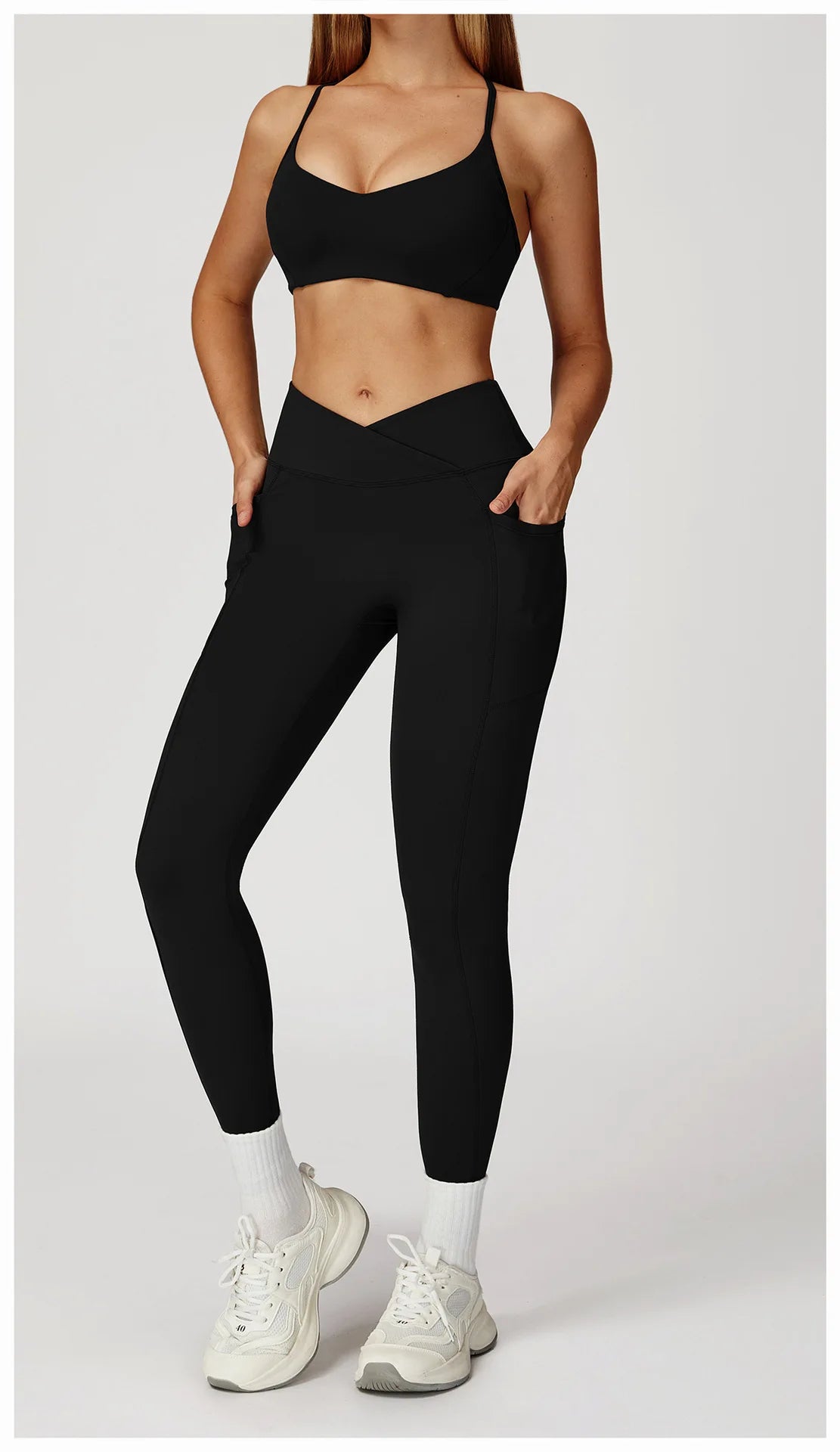 Women Tracksuit Yoga Set 2PCS Gym Workout Clothes for Female Push Up Bra High Waist Leggings Sexy Fitness Sportswear Sports Suit