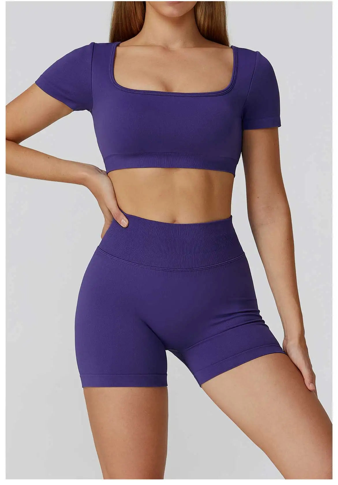 Seamless Women Yoga Top Backless Sport T Shirts Fitness Clothes Short Sleeve Yoga Shirt Gym Top Running Active Wear Sport Top