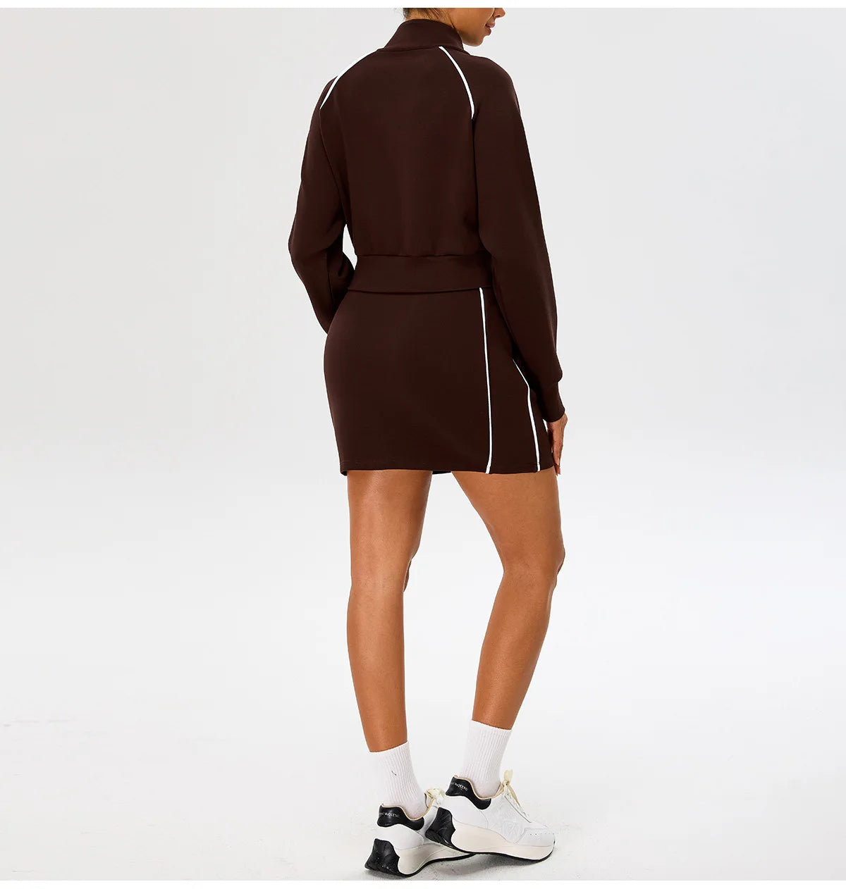 Women's Yoga Long Sleeve Sports Jacket Zip Fitness Yoga Shirt Slim Fit Gym Top Activewear Running Coats Workout Cycling Clothes