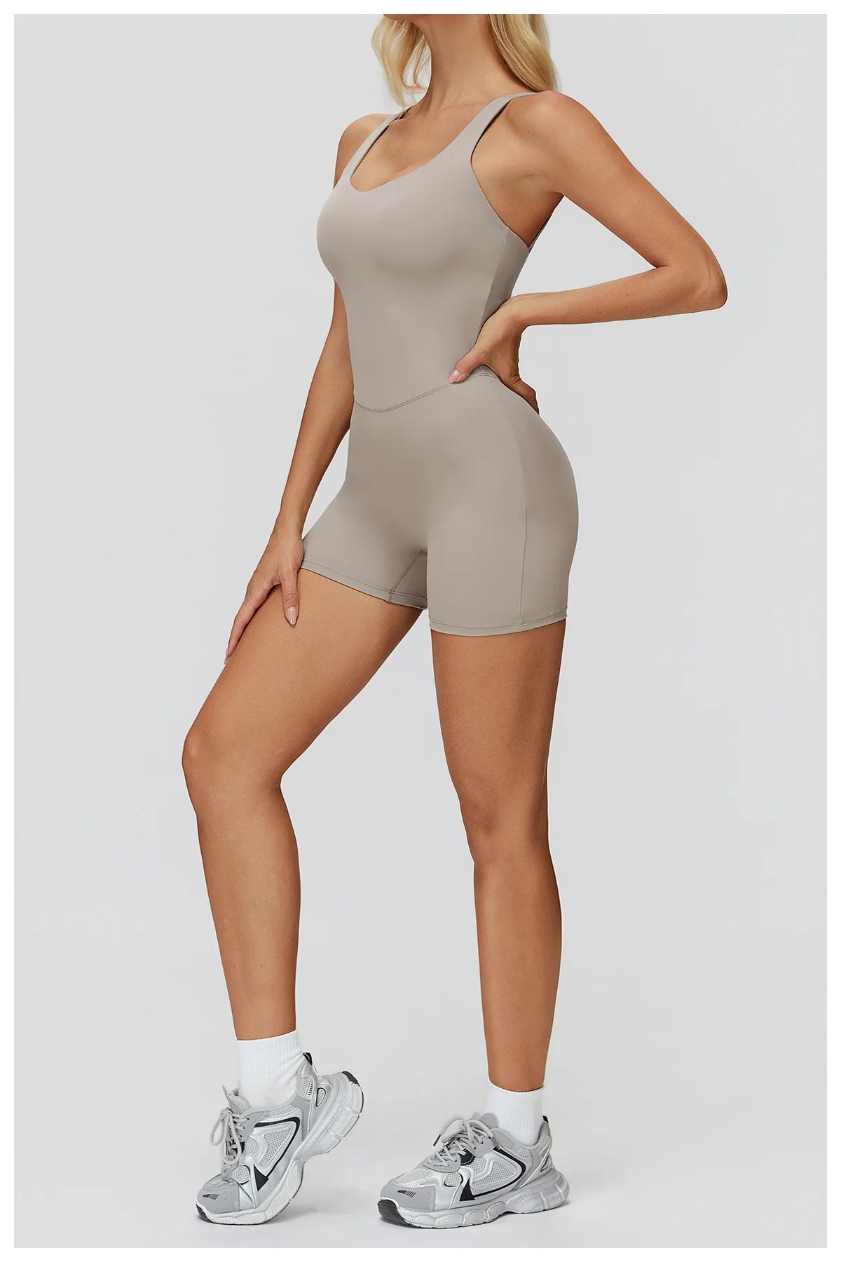 Jumpsuit Women's Short Tracksuit Yoga Set One-Piece Sportswear Push Up Gym Workout Clothes Fitness Stretch Bodysuit Yoga Suit