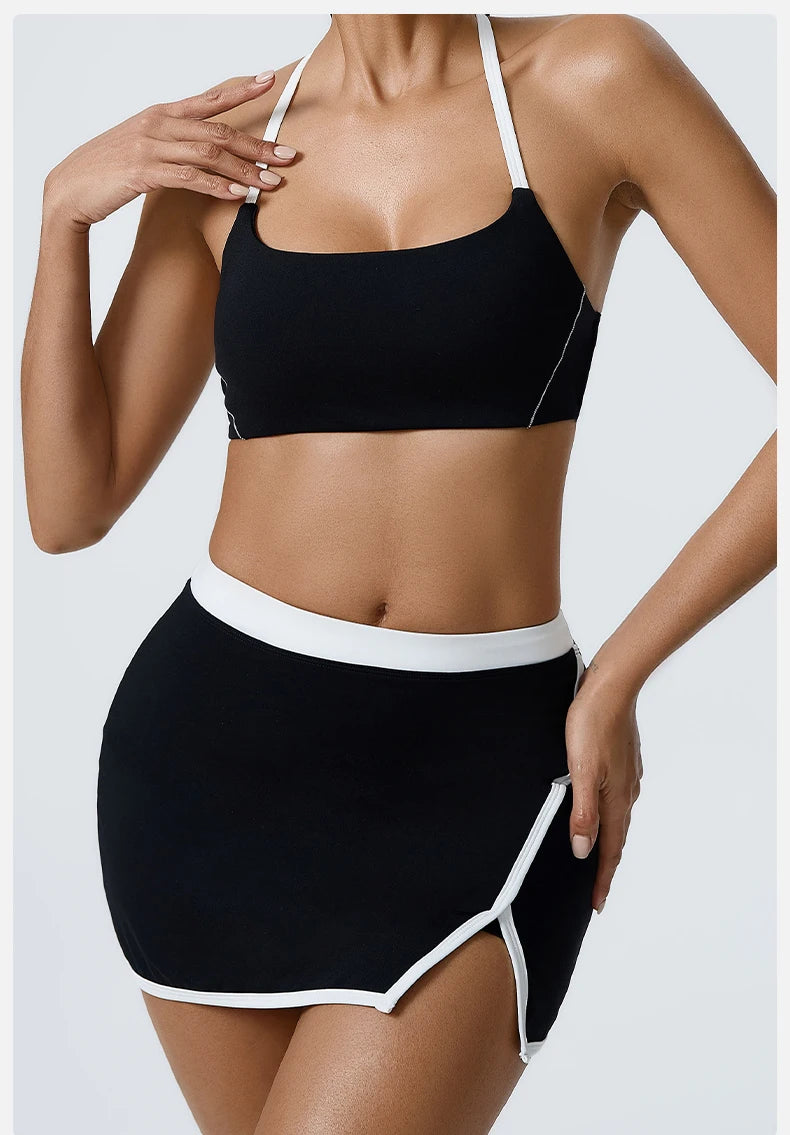 Workout Clothes Women's Tracksuit 2PCS Yoga Set Sportswear Gym Clothing High Waist Leggings Sportswear Fitness Sports Bra